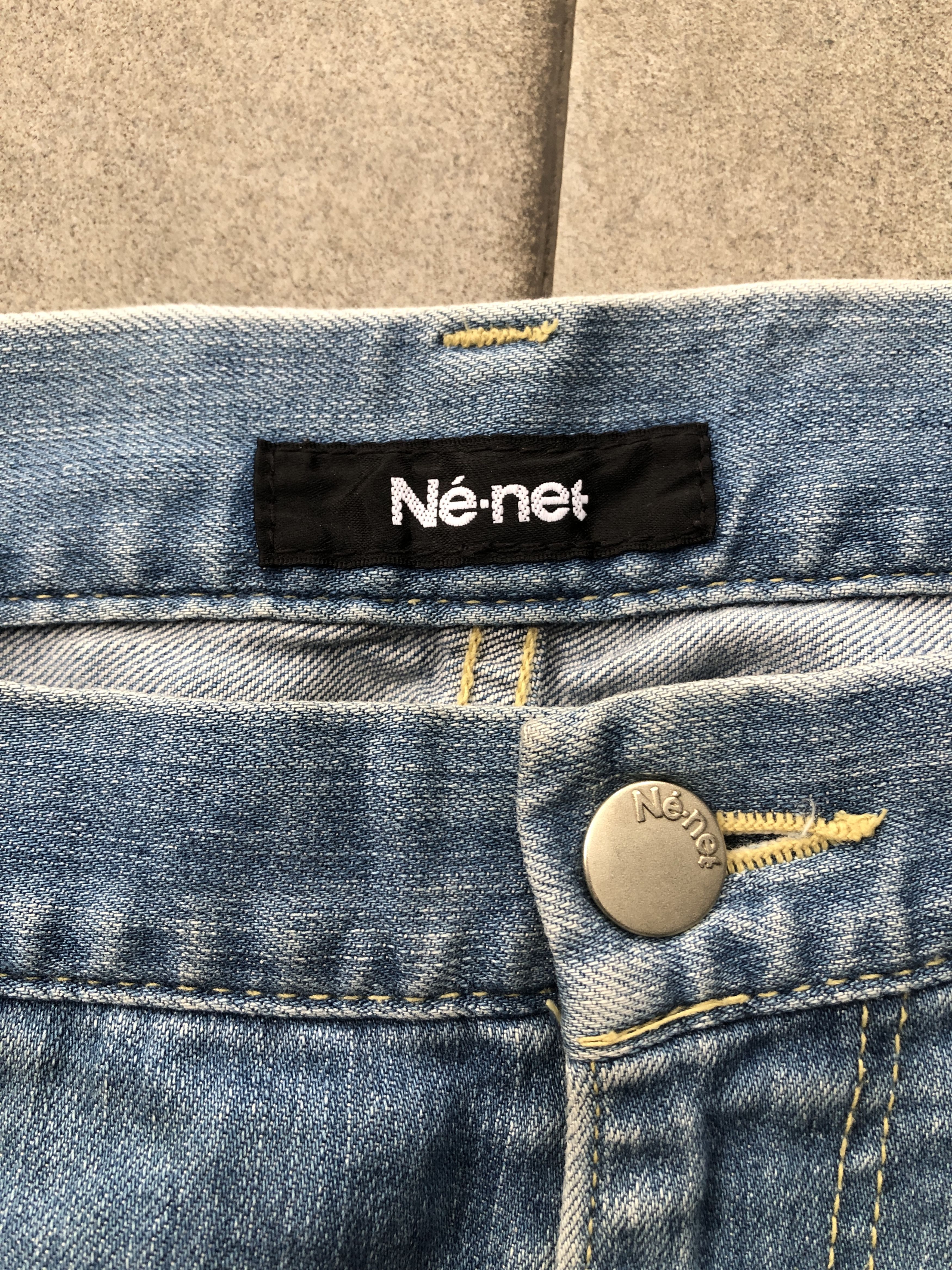 Ne-Net Archive Ne-net by Issey Miyake Character Embroidery Denim Size 30" / US 8 / IT 44 - 4 Thumbnail