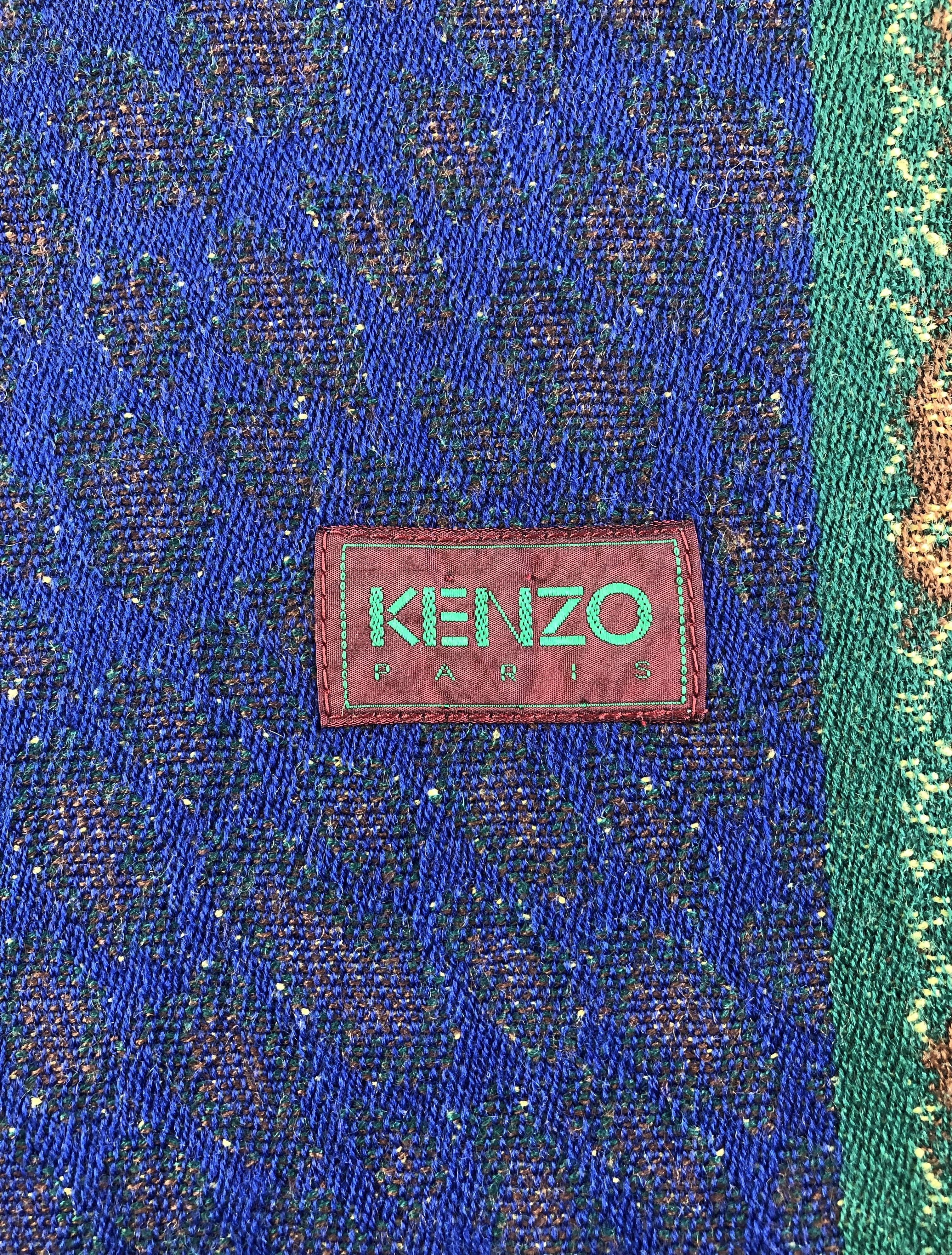 Kenzo Kenzo Wool Scarf / Muffler / Neckwear SS1280 Size ONE SIZE - 4 Thumbnail