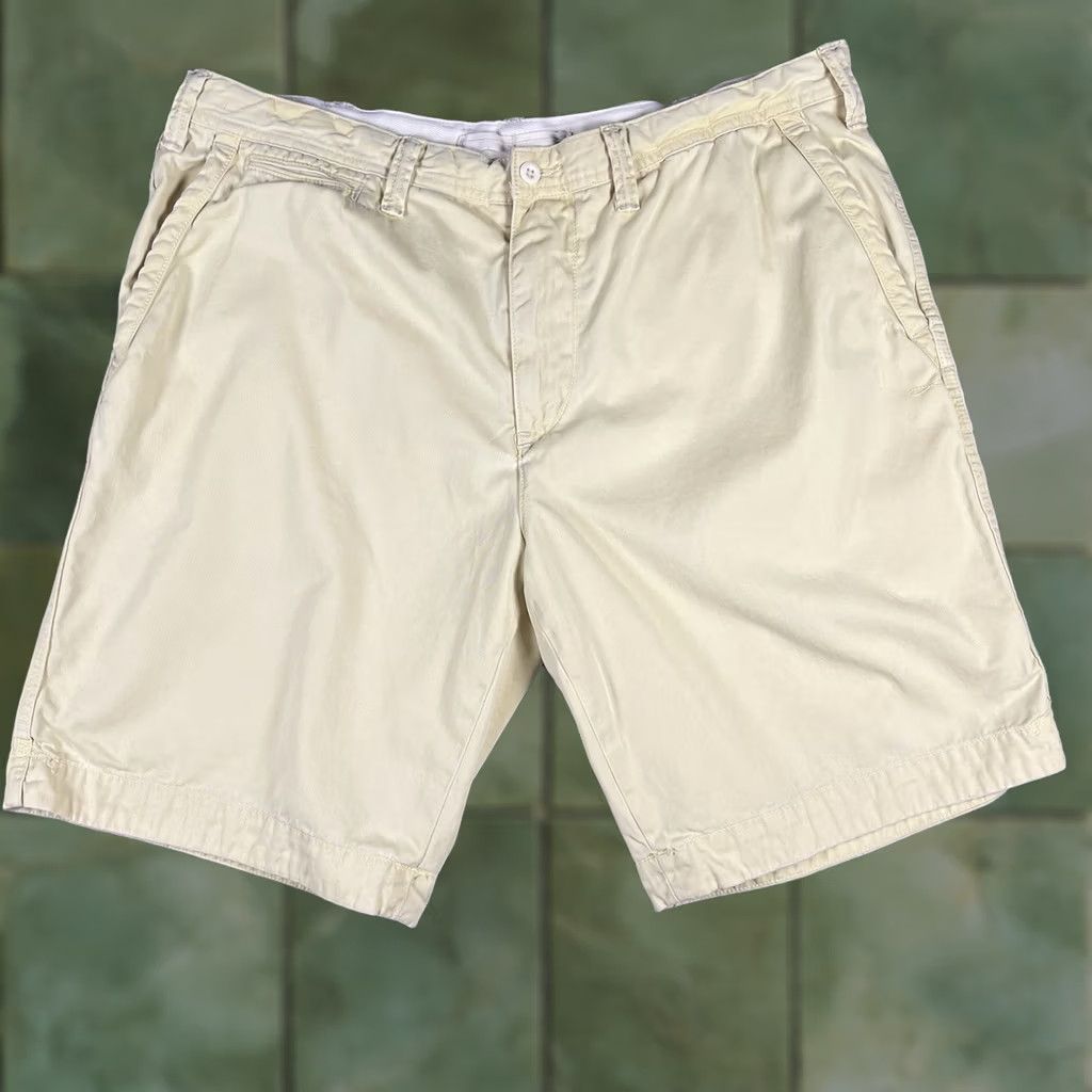 Polo Ralph Lauren Polo Ralph Lauren Men's Yellow Cotton Shorts Size 38 Drawstrings Preppy Vacation Size US M / EU 48-50 / 2 - 1 Thumbnail