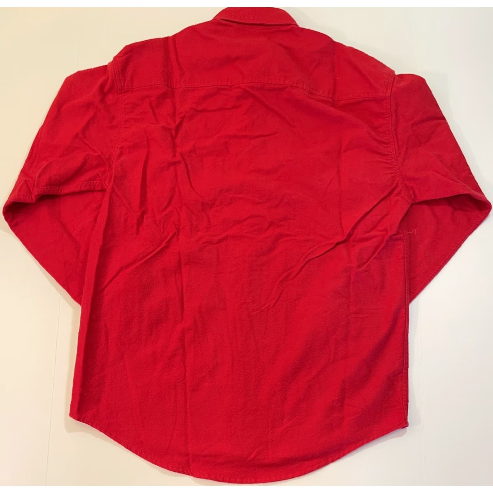 Gap VINTAGE Gap 90s Flannel Shirt Mens Medium Red Heavyweight Button-Up Outdoor Size US M / EU 48-50 / 2 - 5 Thumbnail