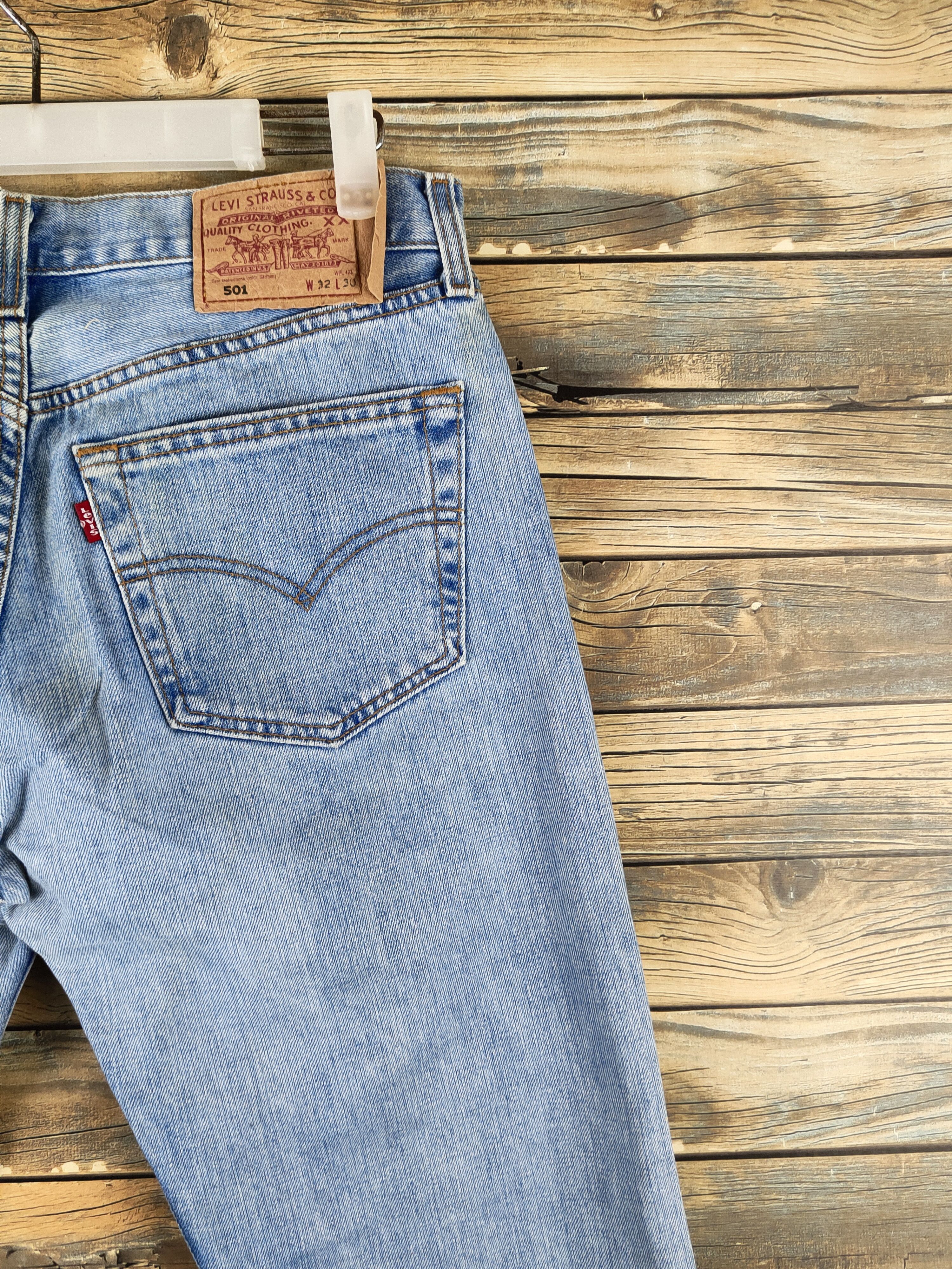 Levi's Levi's Blue Distressed Ripped Jeans #S2822 Size US 31 - 10 Thumbnail