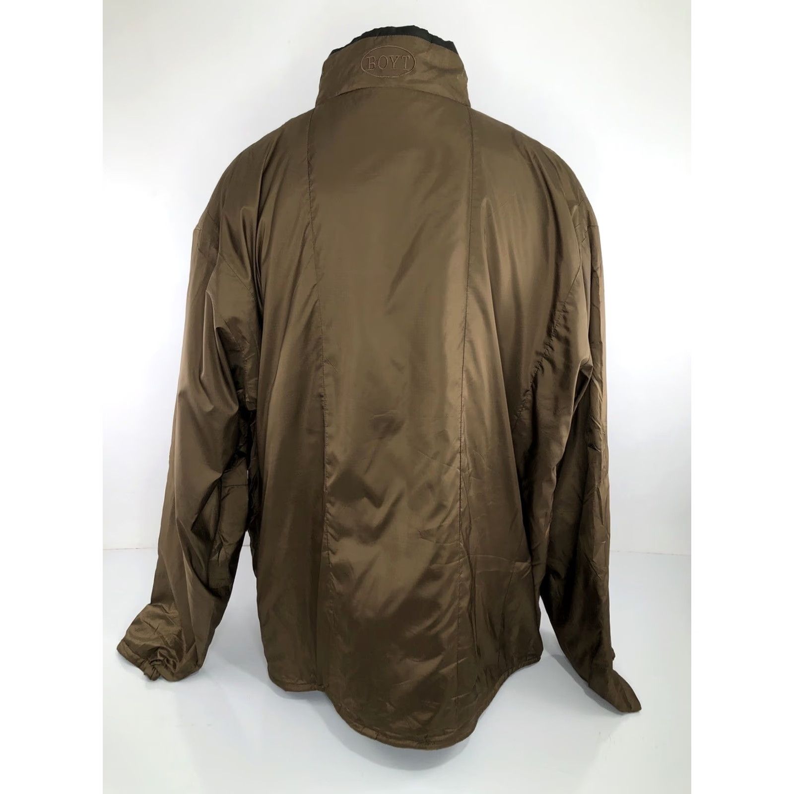 Vintage Boyt Harness Jacket - 2XL Mens Thermal Insulated Packable Nylon Shiny Brown Size US XXL / EU 58 / 5 - 5 Thumbnail