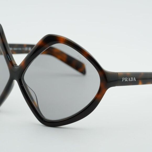 Prada Prada PRB21S 20D50Q Sunglasses Juniper Havana Geometric Size ONE SIZE - 8 Thumbnail