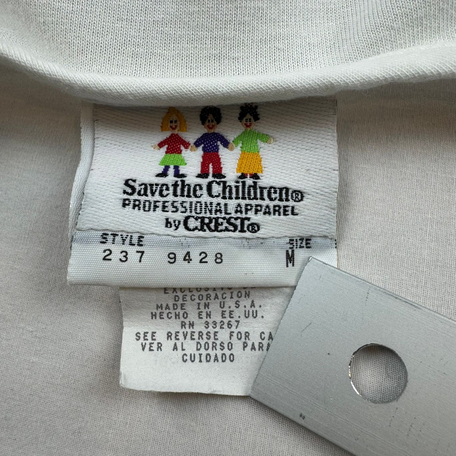 Other Vintage Crest Save the Children T-Shirt - Size Medium Size M / US 6-8 / IT 42-44 - 3 Thumbnail