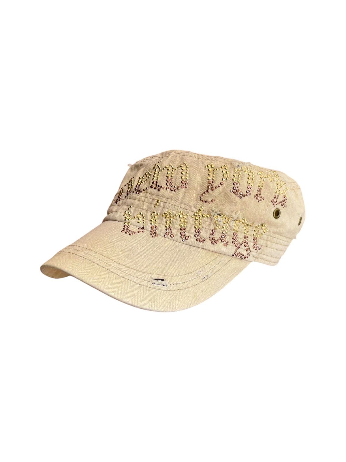 Japanese Brand Vintage Sun Faded Two Fold HBT Cadet Hat Size ONE SIZE - 1 Thumbnail