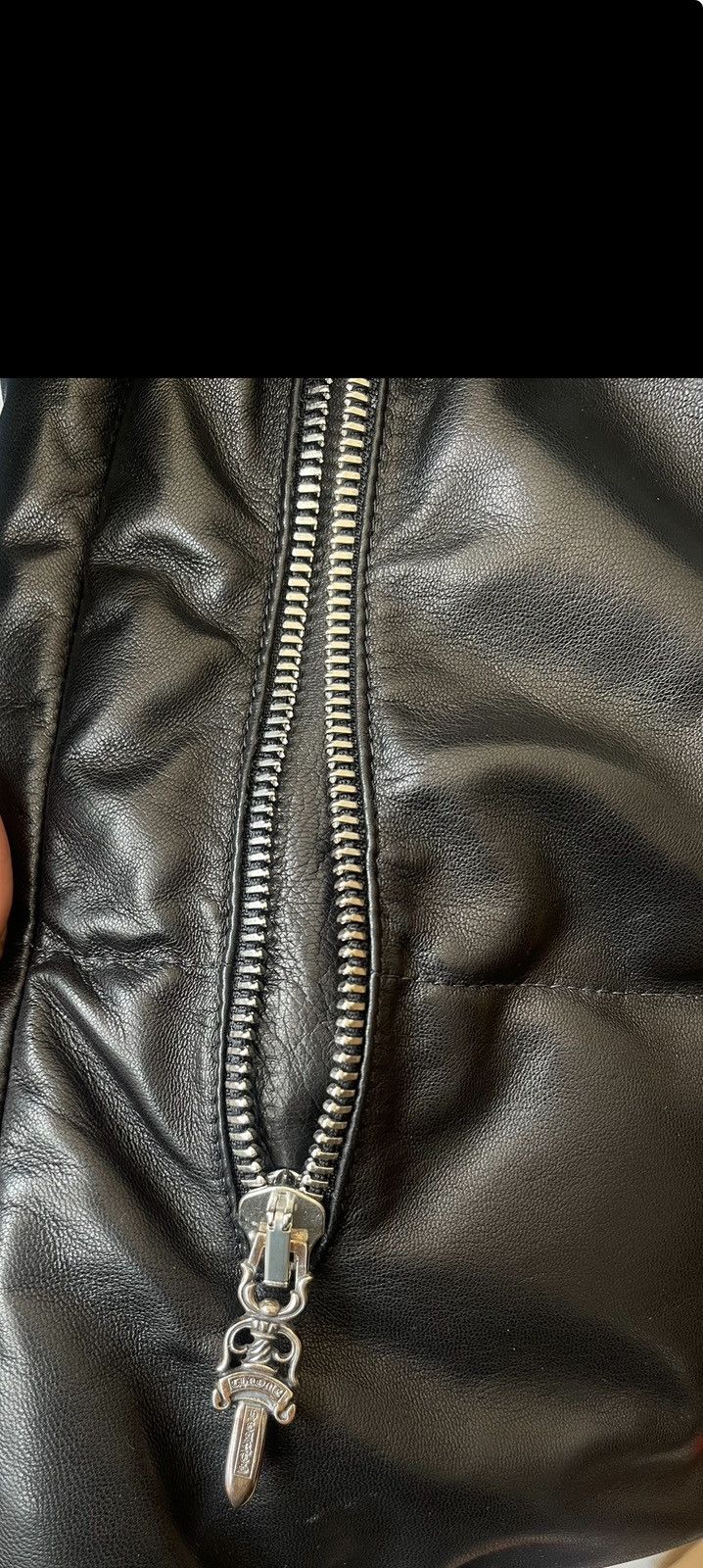 Chrome Hearts Leather Puffer Down Jacket Stiff Size US L / EU 52-54 / 3 - 7 Thumbnail