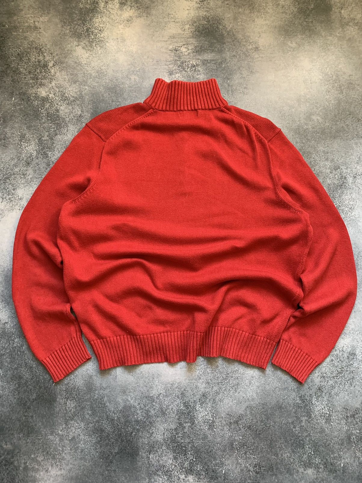 Polo Ralph Lauren × Vintage Vintage Polo Ralph Lauren Zip 1/4 Sweater Old Money Y2K Size US XL / EU 56 / 4 - 11 Thumbnail