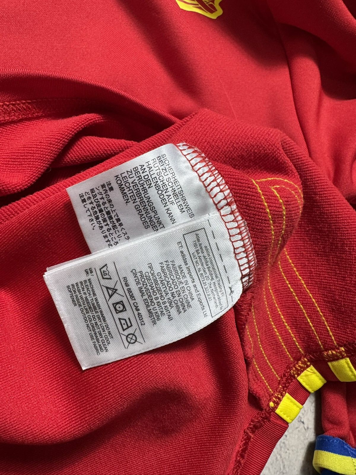 Adidas Adidas Spain National Team Soccer Jersey Sweatshirt Size US S / EU 44-46 / 1 - 6 Thumbnail