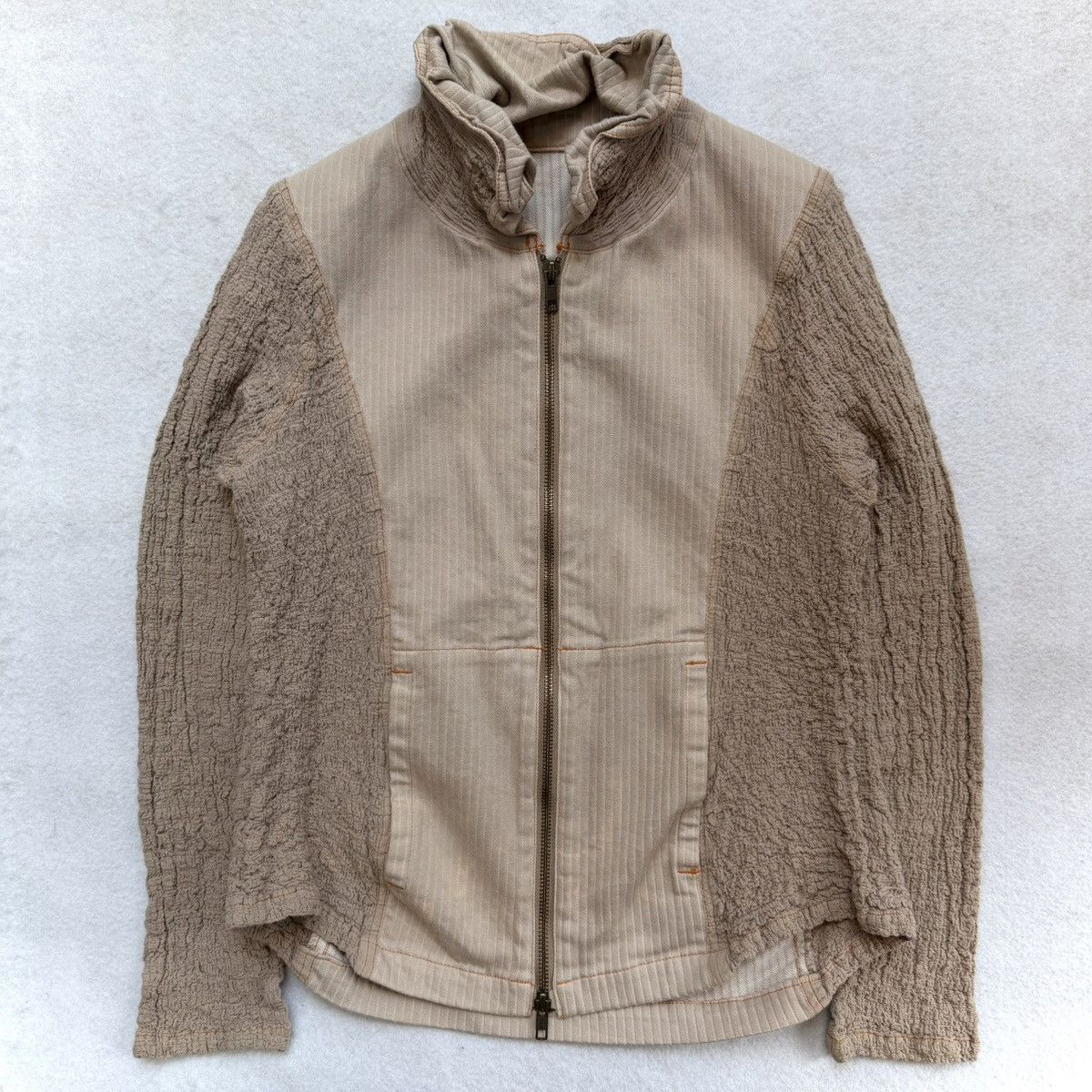 Issey Miyake Me Issey Miyake SS2011 Textured Panel Zip Jacket Size M / US 6-8 / IT 42-44 - 6 Thumbnail