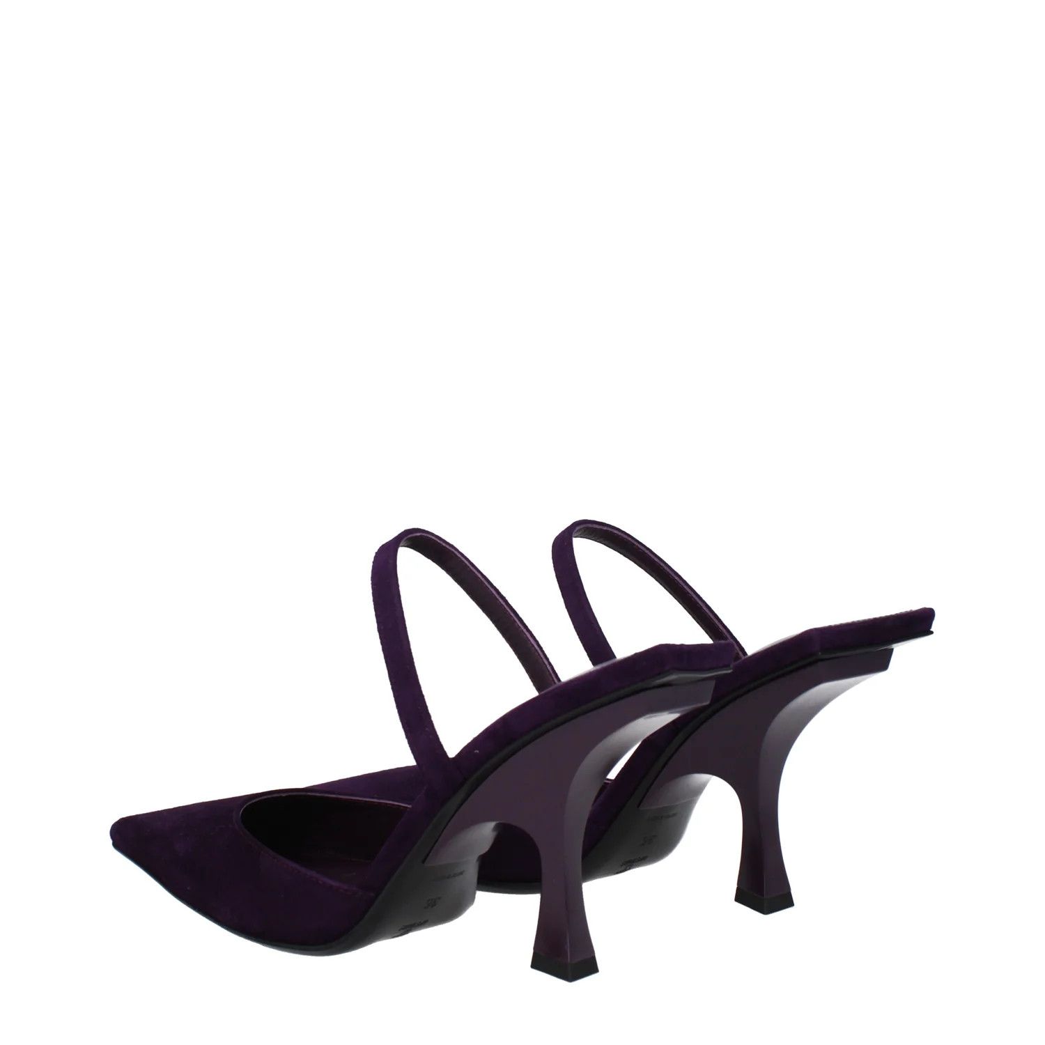 ob1o1e1224 Suede Sandals in Violet