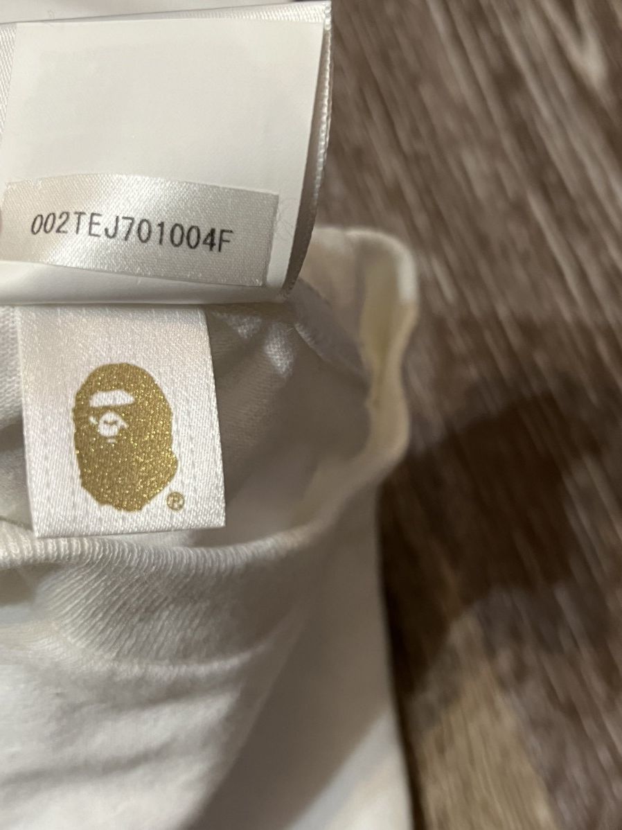 Bape A Bathing Ape Baby Milo Christmas White T-Shirt Size US S / EU 44-46 / 1 - 6 Thumbnail
