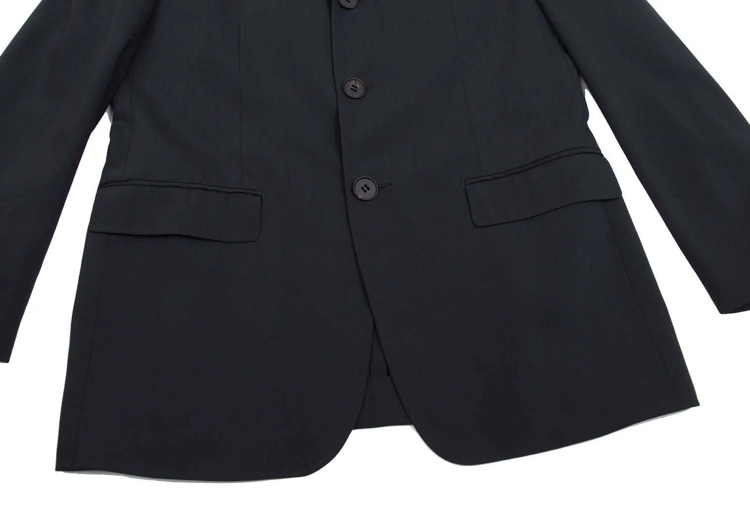 Jean Paul Gaultier Wool-Polyester Stretch 3B Jacket in Navy, Size 48 Size US M / EU 48-50 / 2 - 8 Thumbnail