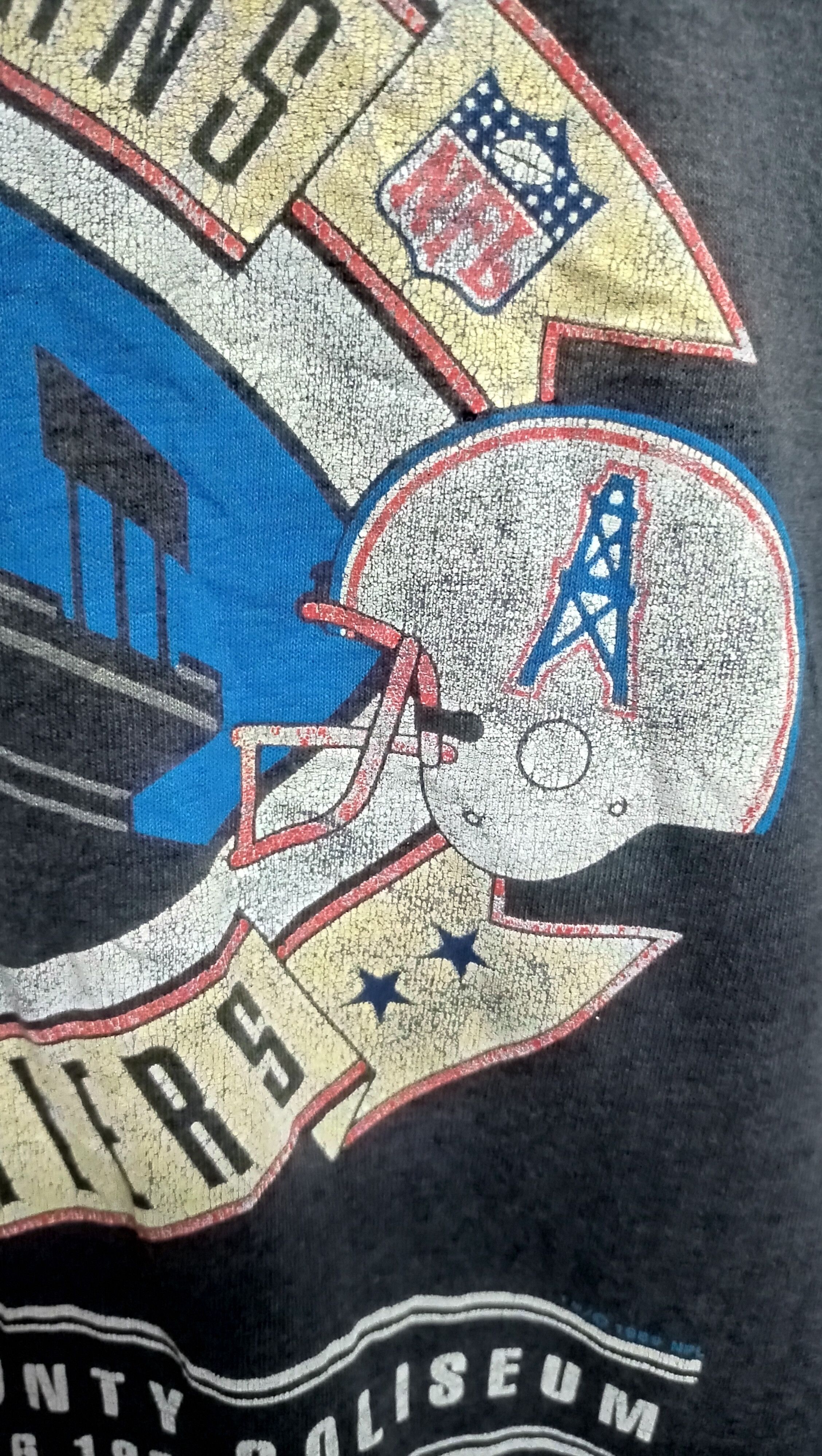 NFL × Vintage Vintage 80s Nfl Raiders vs Oilers Size US L / EU 52-54 / 3 - 6 Thumbnail