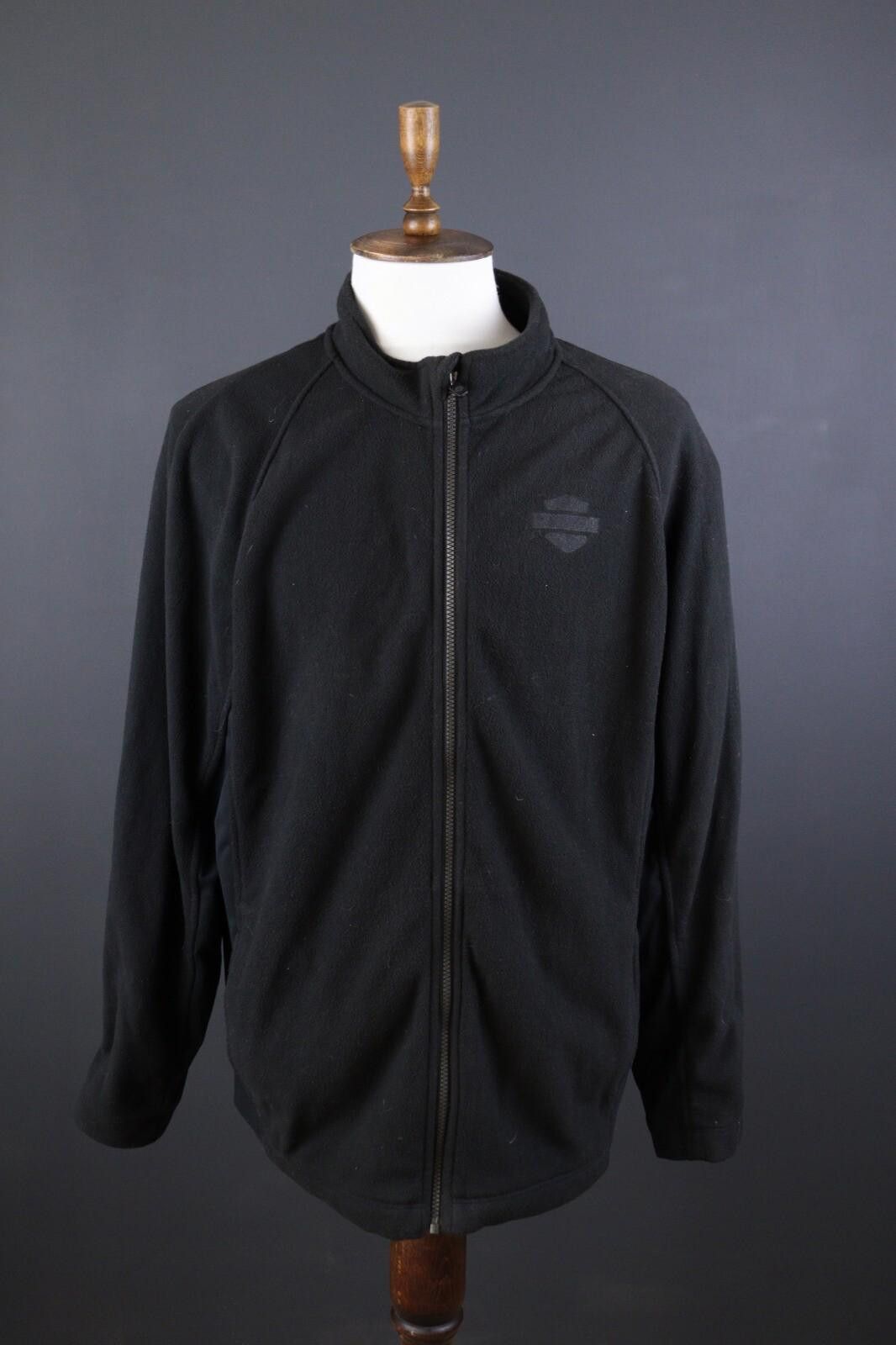Other HARLEY DAVIDSON MC Black Big Fleece Jacket Size 2XL Size ONE SIZE - 1 Thumbnail