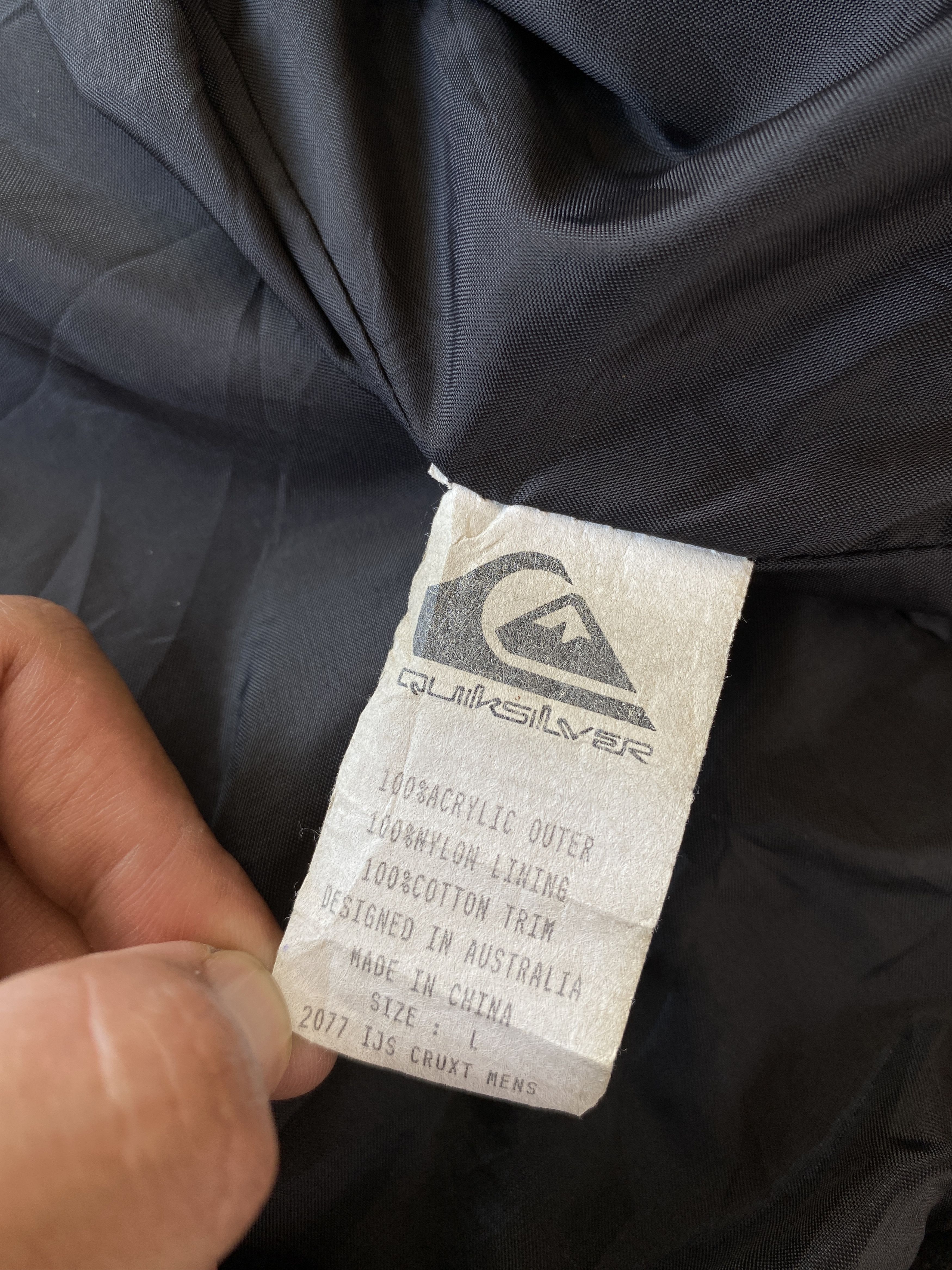 Quiksilver Rare 90's Quiksilver Teddy Fleece Corduroy Jacket Size US L / EU 52-54 / 3 - 6 Thumbnail