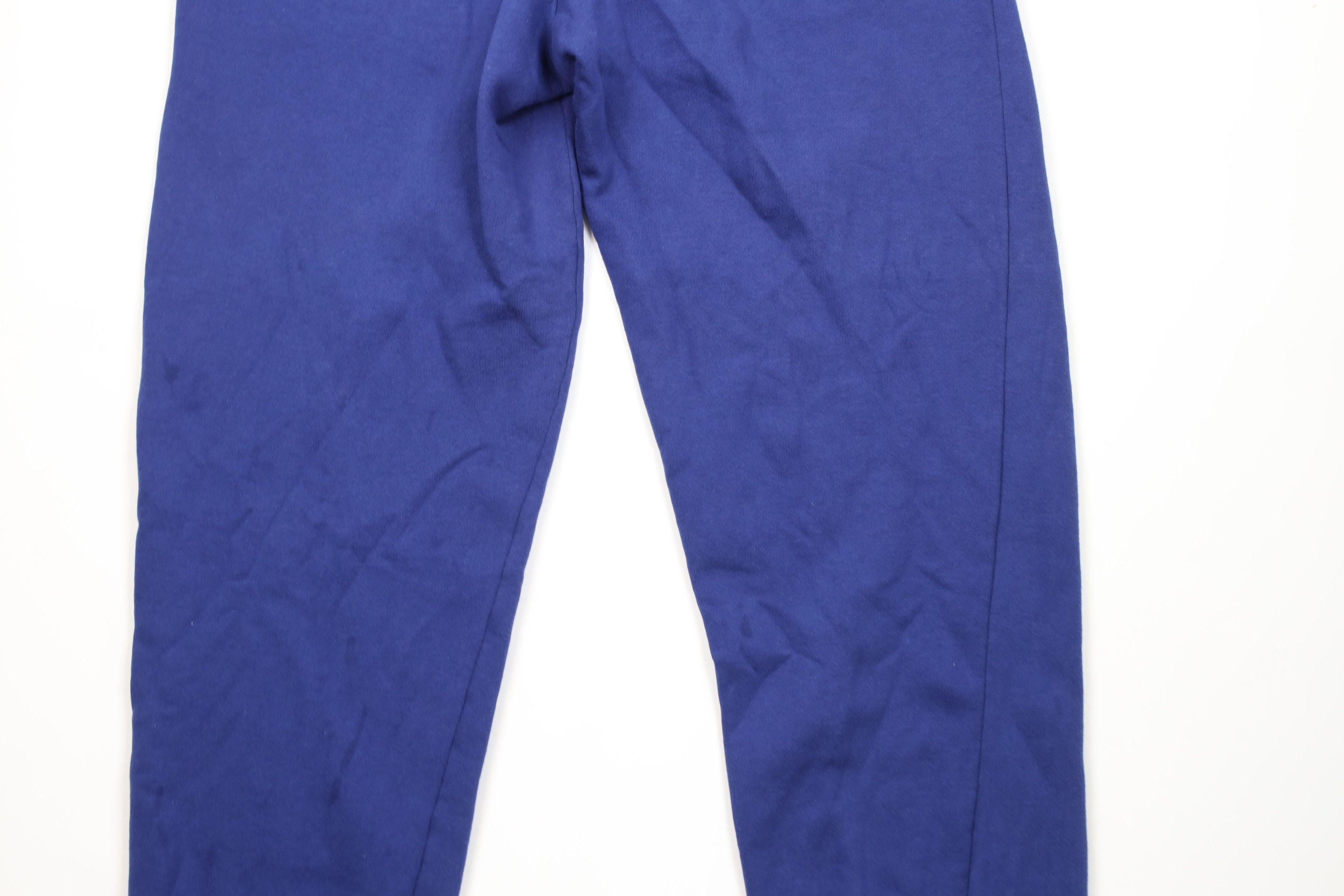 Lacoste Vintage 80s Izod Lacoste Sweatpants Joggers Pants Blue Size US 36 / EU 52 - 11 Thumbnail