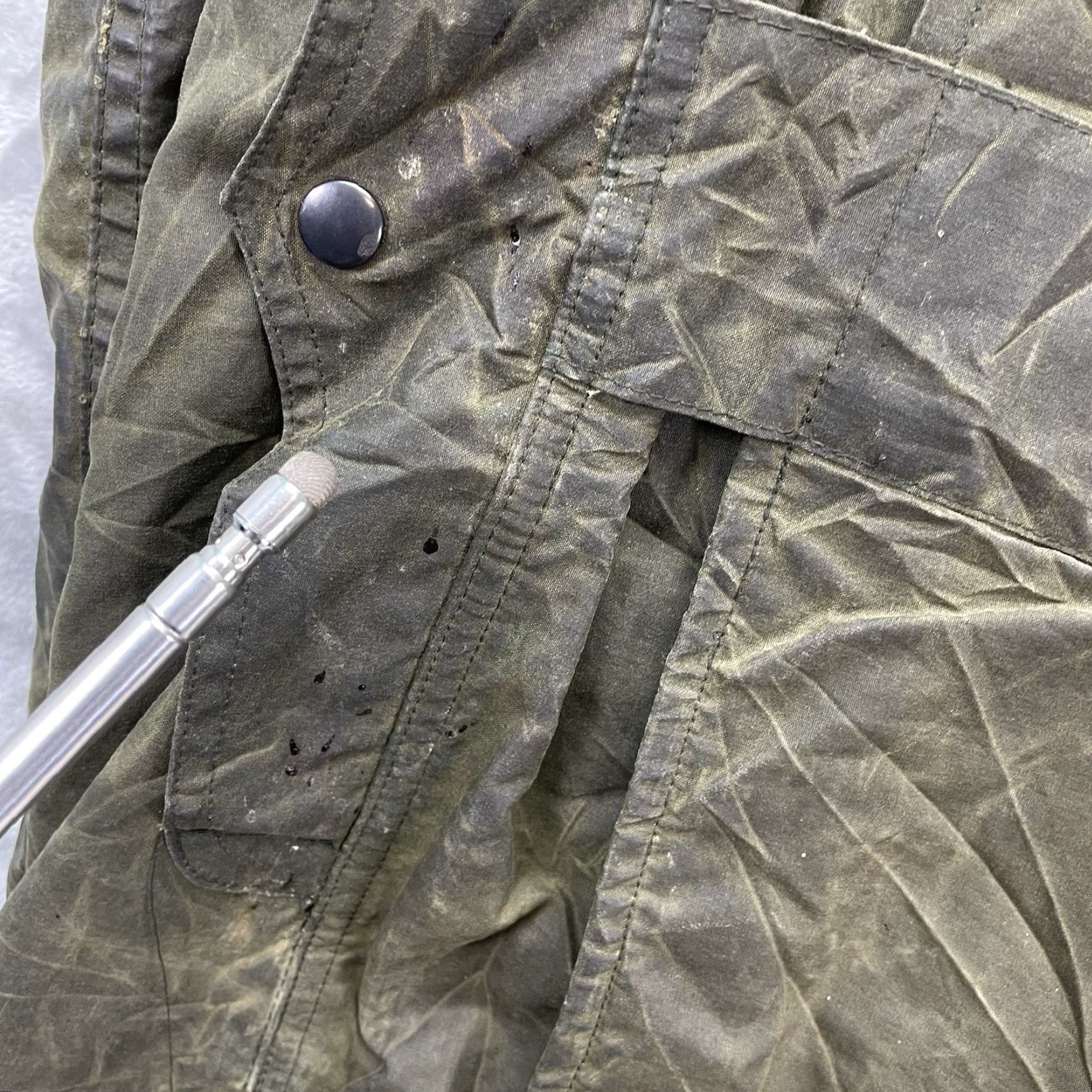 Polo Ralph Lauren VTG Polo Ralph Lauren Sportsman jacket Men XL waxed Lined cotton canvas Military Jacket Army Hunting 90s Green - Mens Size US XL / EU 56 / 4 - 7 Thumbnail