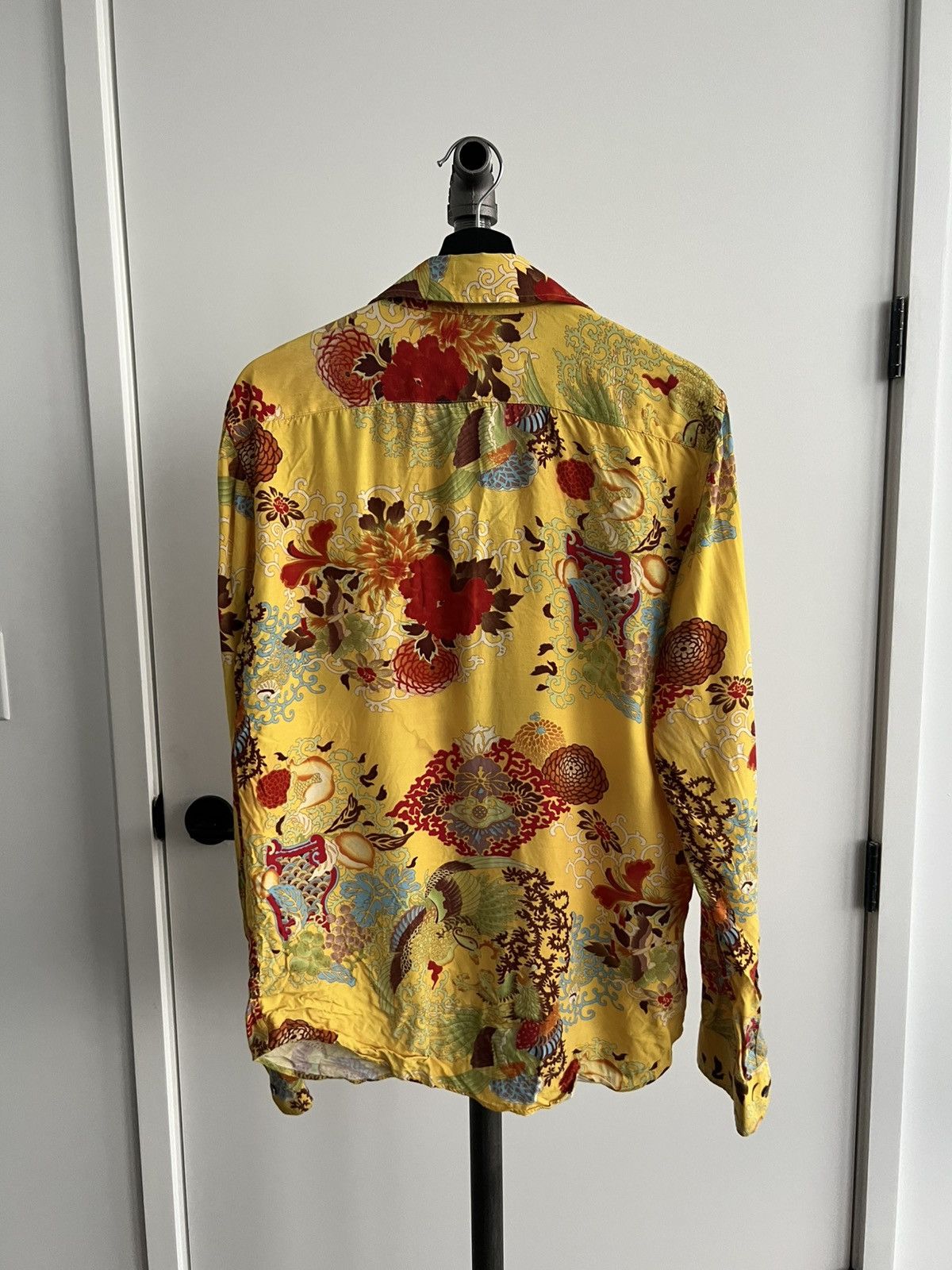 Y's for Men Yellow Floral Oversized Shirt Size US L / EU 52-54 / 3 - 6 Thumbnail
