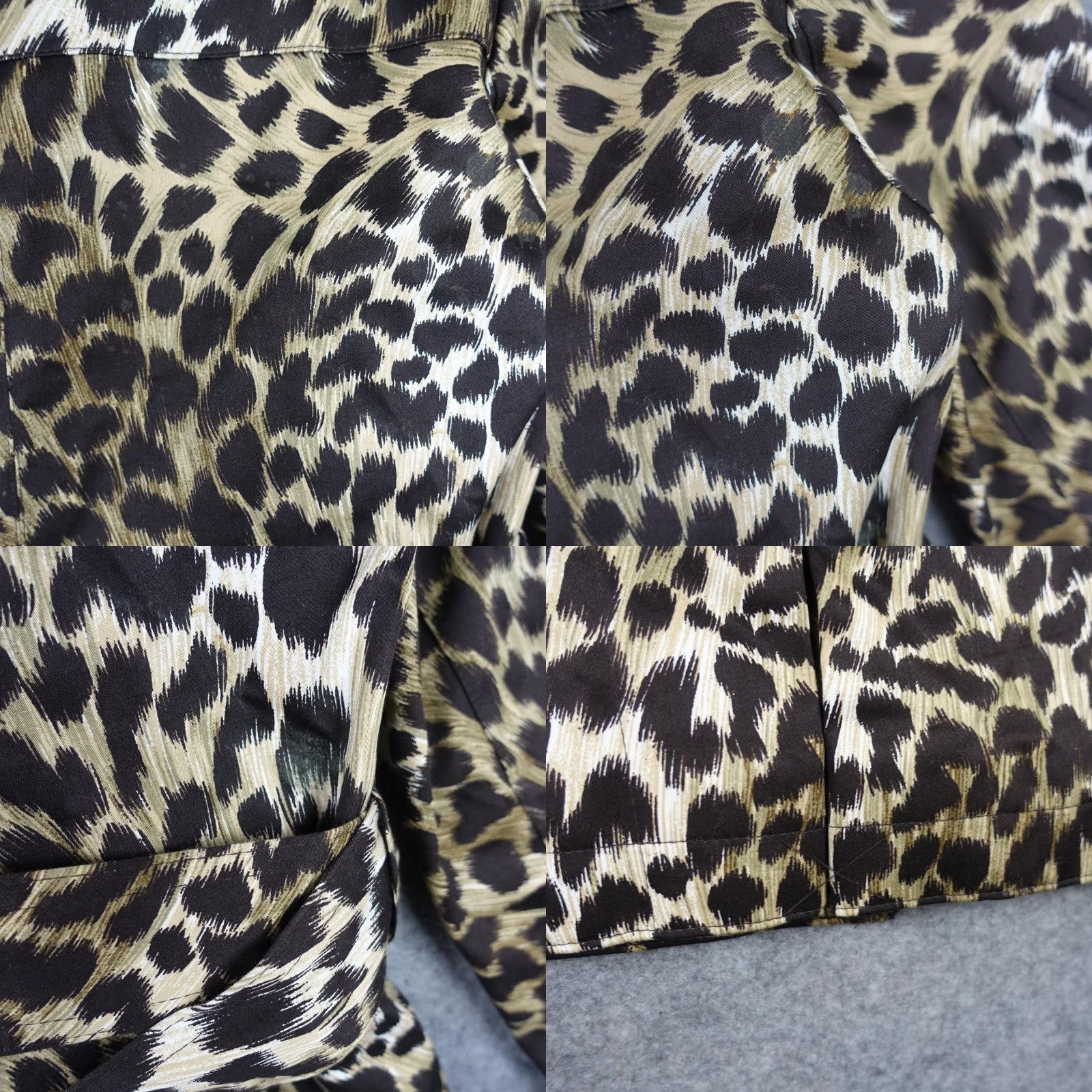 Michael Kors Michael Kors Coat Womens Petite PS Leopard Water Resistant Trench Belted Jacket Size S / US 4 / IT 40 - 9 Thumbnail