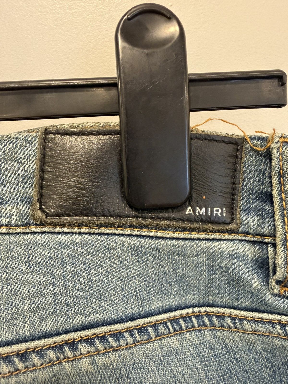 Amiri Amiri Blue Knee Thrasher Denim 38 Size US 38 / EU 54 - 3 Thumbnail