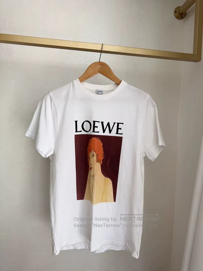 Loewe Loewe Portrait Pattern Printed Round Neck T-Shirt Size M / US 6-8 / IT 42-44 - 1 Thumbnail