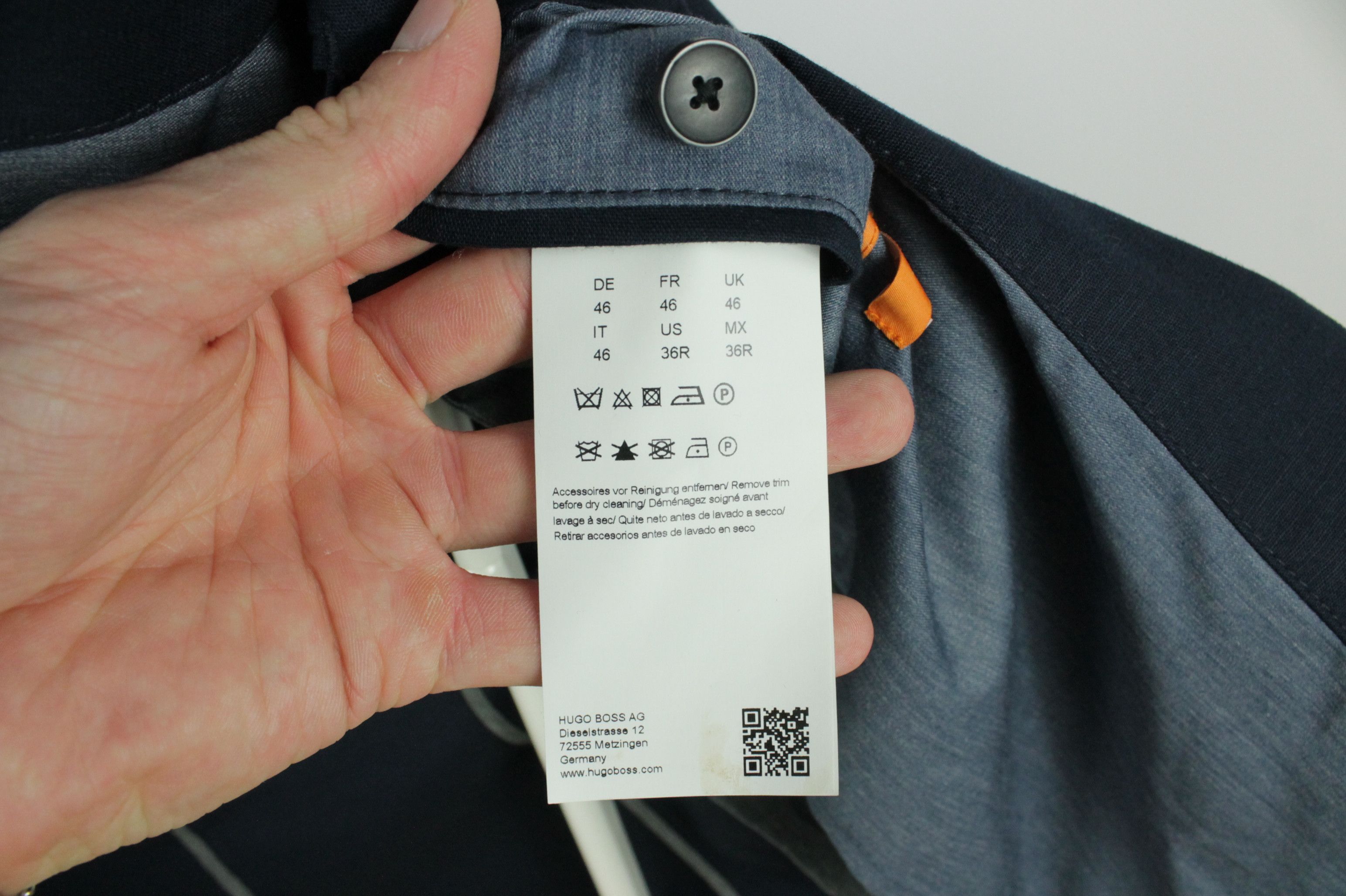 Designer × Hugo Boss Hugo Boss Orange Tailored Slim Fit Men's Blazer Jacket Size US S / EU 44-46 / 1 - 15 Thumbnail