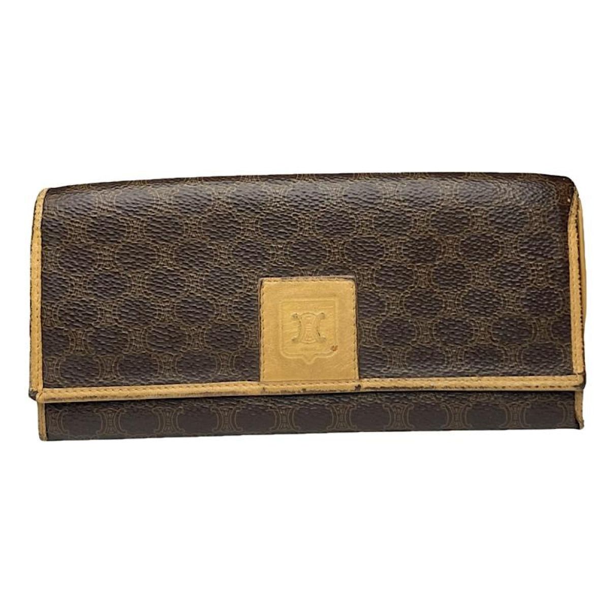 Celine Triomphe Brown Leather Wallet Size ONE SIZE - 1 Thumbnail