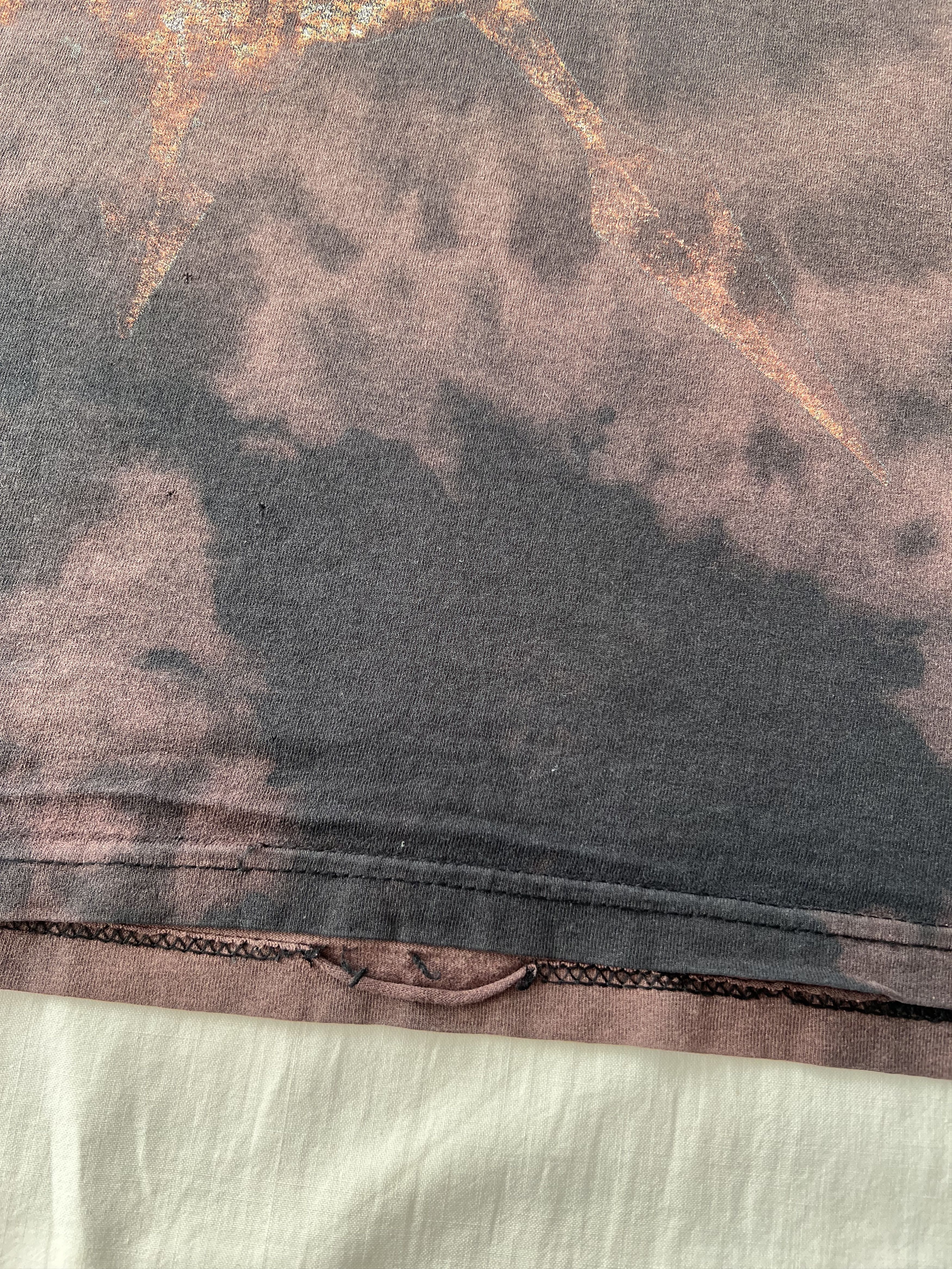 Band Tees Vintage 2000s Amon Amarth Metal Band Bleach Tie Dye T-shirt Size US XL / EU 56 / 4 - 7 Thumbnail