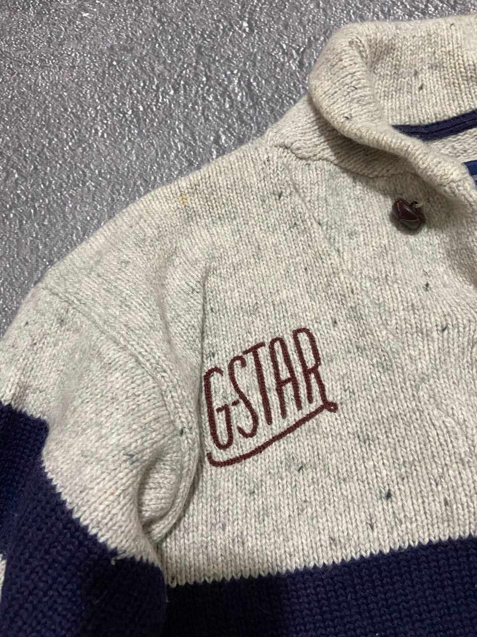 G-Star Vintage G Star Raw big print wool sweater Size US L / EU 52-54 / 3 - 2 Thumbnail