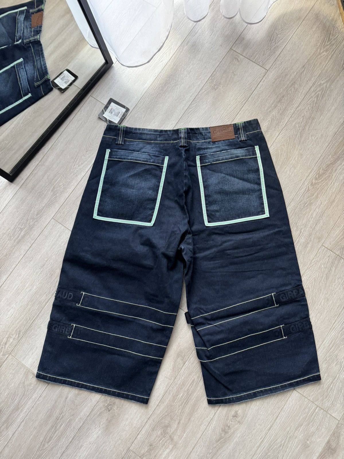Marithe + Francois Girbaud Vintage Marithe Francois Girbaud Parachute Cargo Shorts Size US 40 / EU 56 - 9 Thumbnail