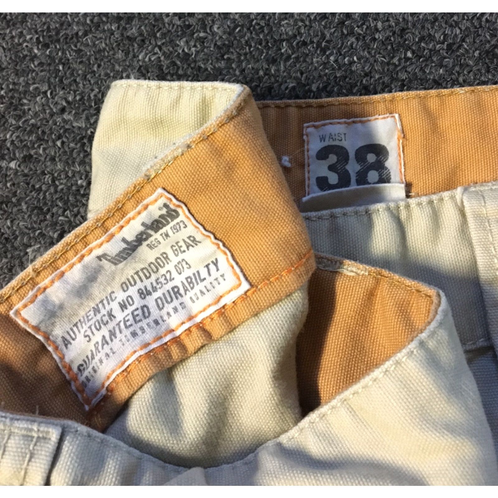Timberland VINTAGE Timberland Pants 38 Khaki Carpenter 90s Outdoor Gear Mens Retro Grunge Hip Hop Condensed Beige Size US 38 / EU 54 - 6 Thumbnail