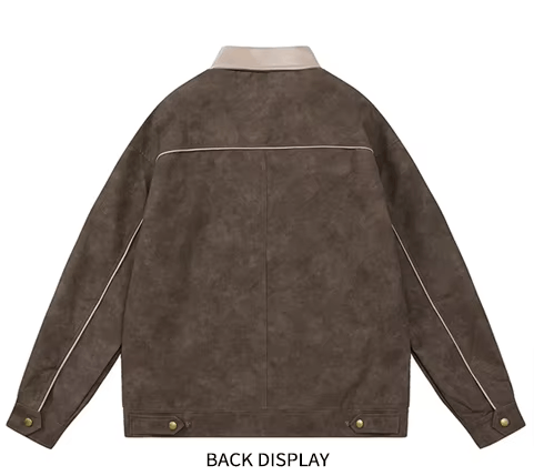 Japanese Brand × Vintage "Cream Field-Brown-L" Vintage PU Leather Size US L / EU 52-54 / 3 - 2 Thumbnail