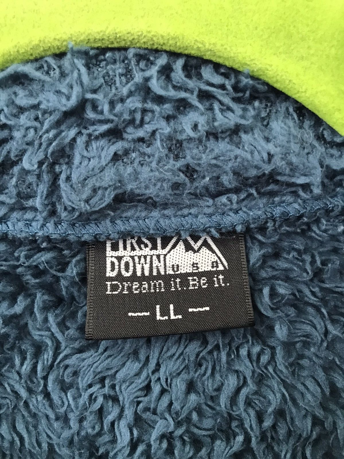 Japanese Brand First Down USA Fleece Jacket Size US L / EU 52-54 / 3 - 13 Thumbnail