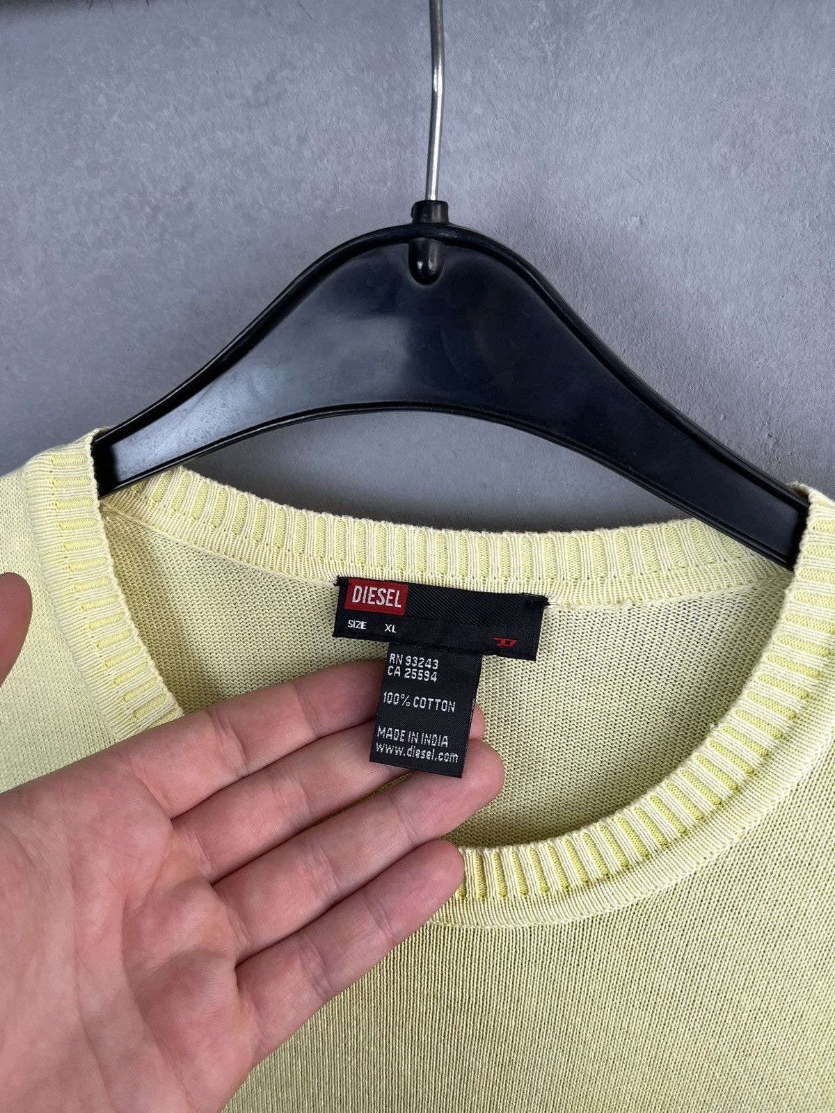 Diesel × Vintage Diesel lemon sweatshirt big logo vintage Size US XL / EU 56 / 4 - 4 Thumbnail