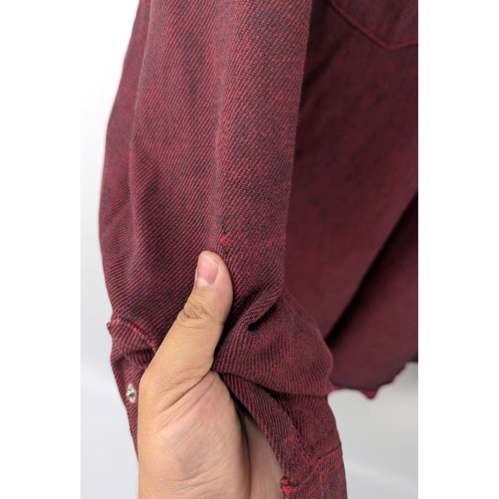 Wrangler VINTAGE Wrangler Shirt Western Mens XS? 36 Red Button-Up X-Long? Size US M / EU 48-50 / 2 - 4 Thumbnail
