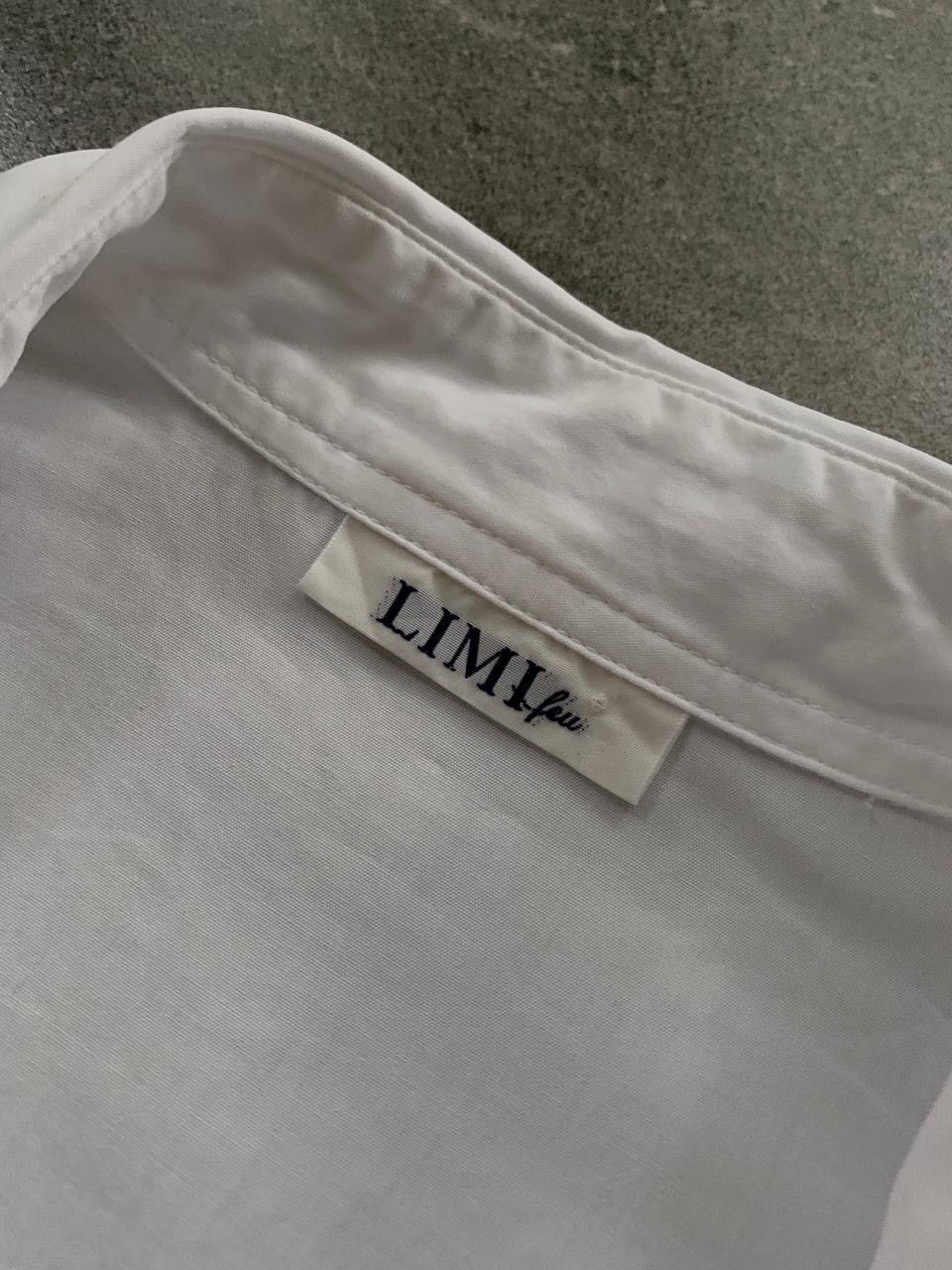 Yohji Yamamoto FREE TAX! Limi Feu Ribbon Applique Shirt Size US XS / EU 42 / 0 - 5 Thumbnail