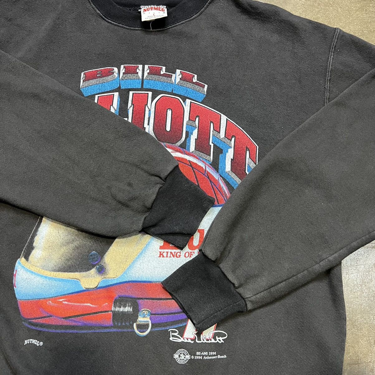 Budweiser × NASCAR × Vintage Vintage 90s Budweiser NASCAR Bill Elliott Crewneck Nutmeg Size US L / EU 52-54 / 3 - 6 Thumbnail