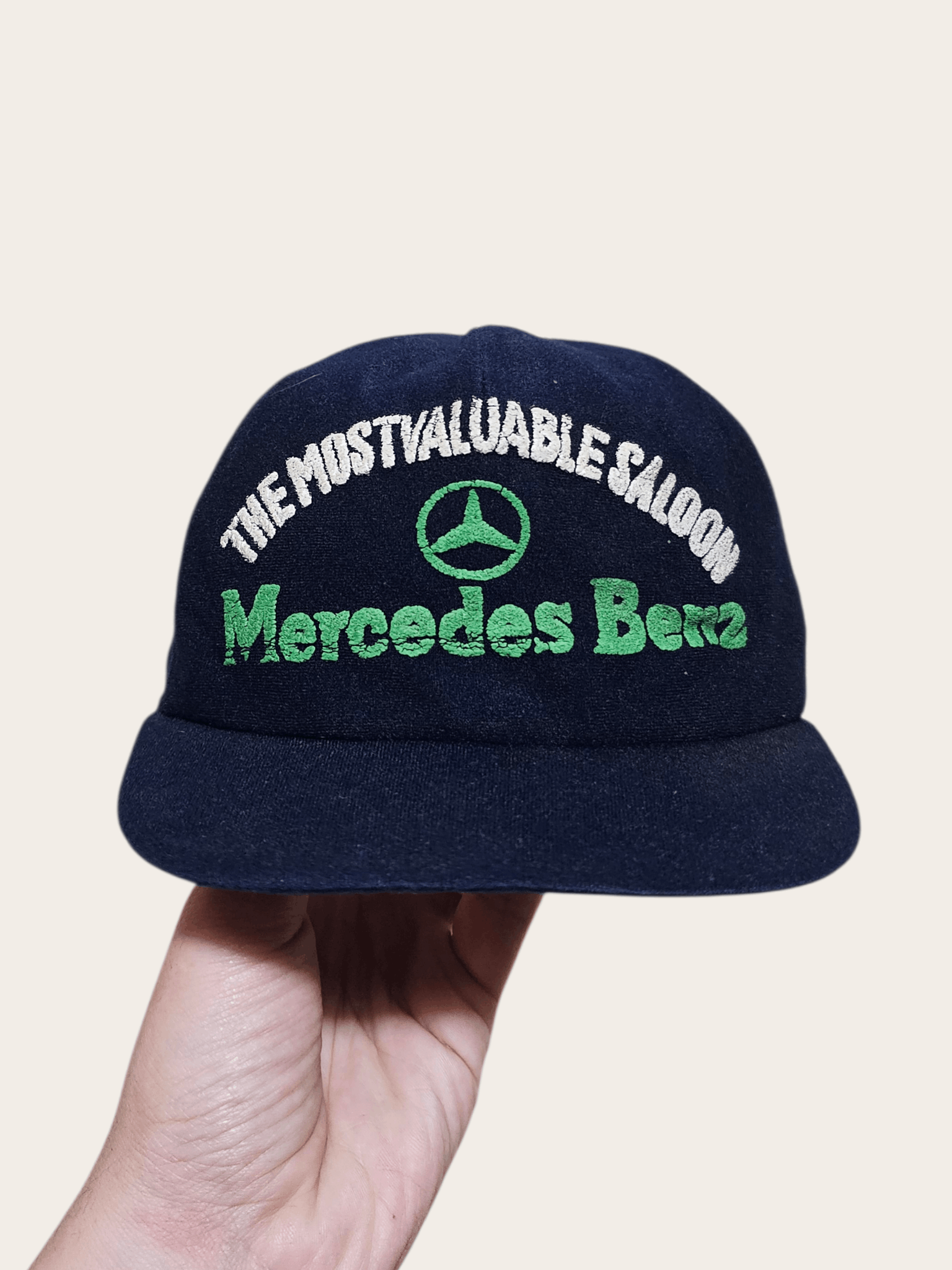 Mercedes-Benz Mercedes-Benz "The Most Valuable Saloon" 70's Rare Hat Size ONE SIZE - 1 Thumbnail