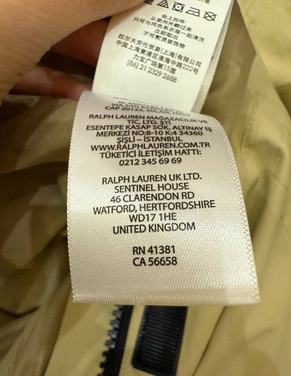 Polo Ralph Lauren Polo Ralph Lauren Mens Creston Hooded Jacket Cream Size XS Size US XS / EU 42 / 0 - 14 Thumbnail