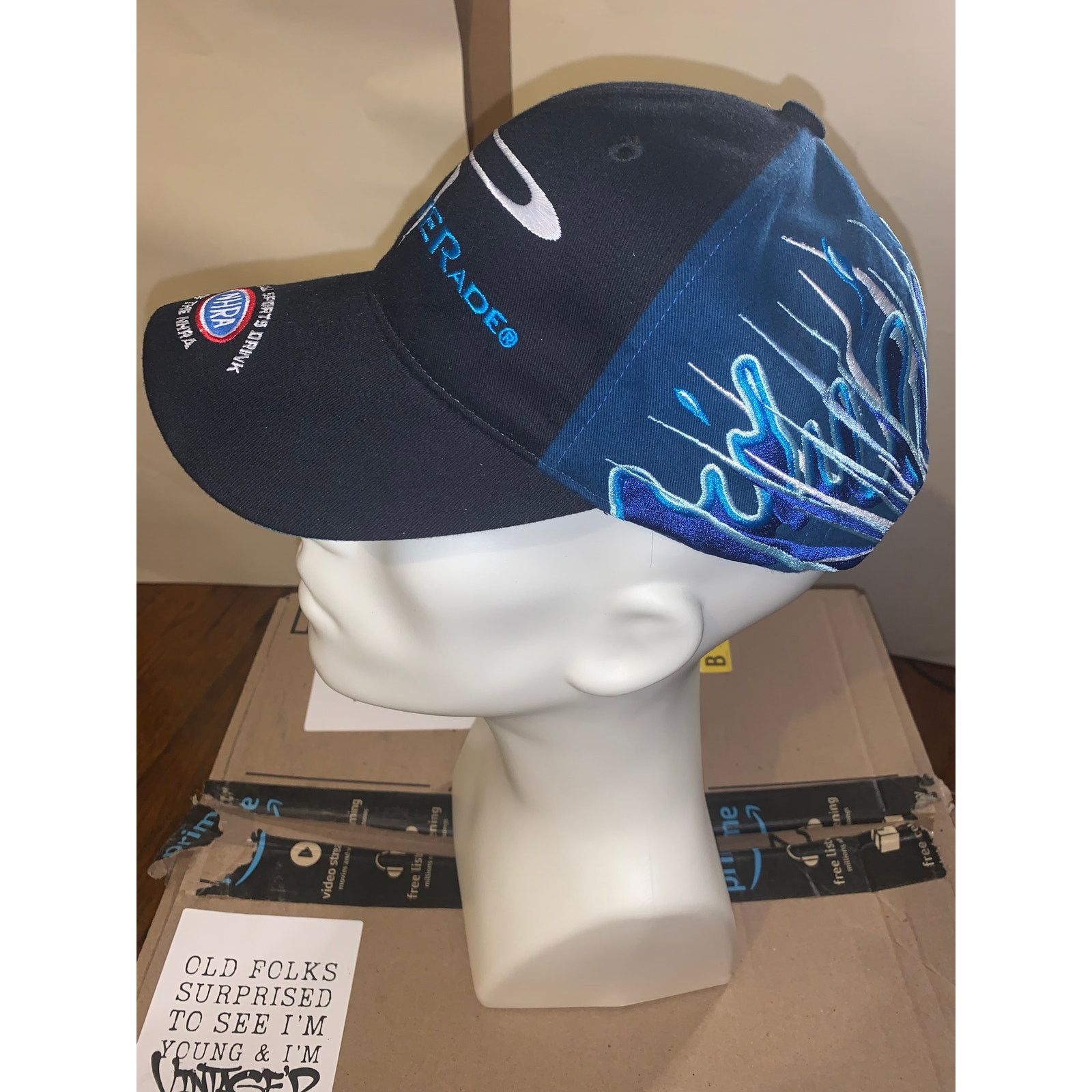 Other × Vintage Vintage NHRA Powerade Promo Hat Main Gate Racing Cap Y2K Size ONE SIZE - 2 Thumbnail