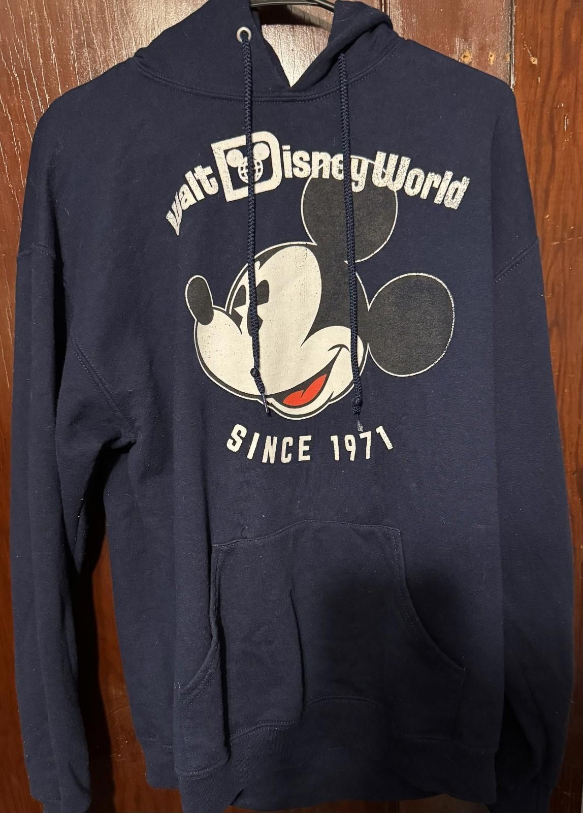 Disney Walt Disney World Disney Pullover Hoodie Blue Men's Size L Size US L / EU 52-54 / 3 - 1 Thumbnail