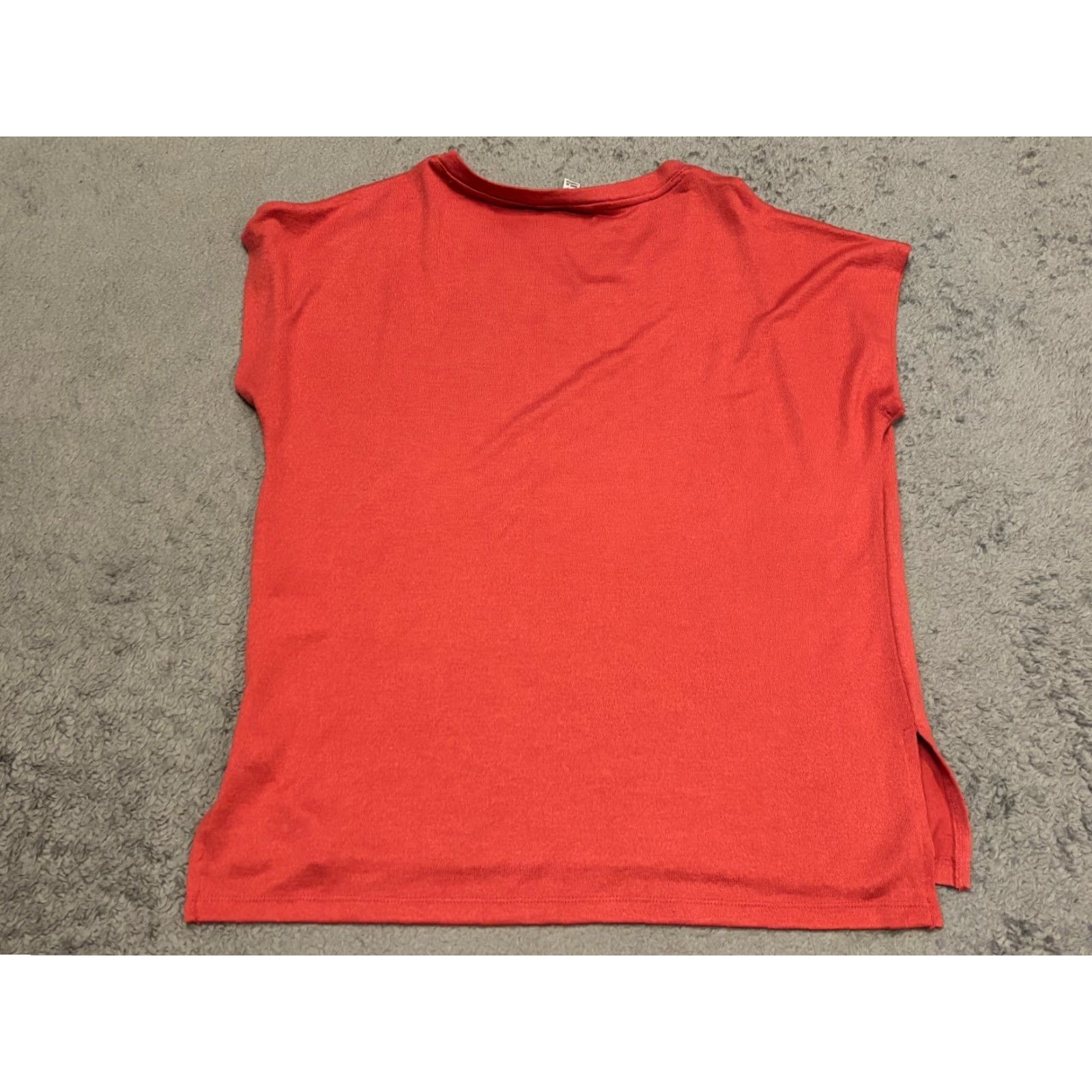 Orvis ORVIS T-Shirt Womens Medium Coral Fine Knit Top V Neck Ladies Short Sleeve Shirt Size M / US 6-8 / IT 42-44 - 5 Thumbnail