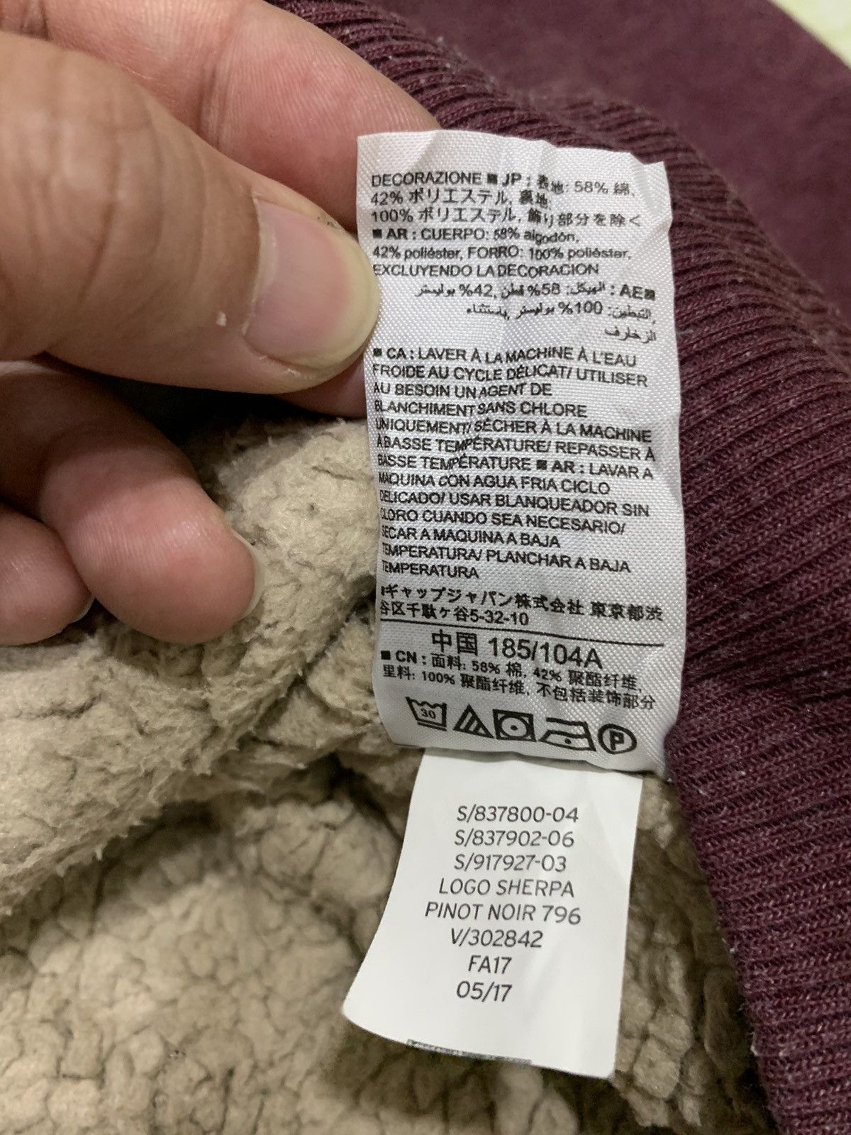 Gap × Vintage Vintage Gap Hoodie With Embroidery Spellout Full Zipper Size US L / EU 52-54 / 3 - 9 Thumbnail