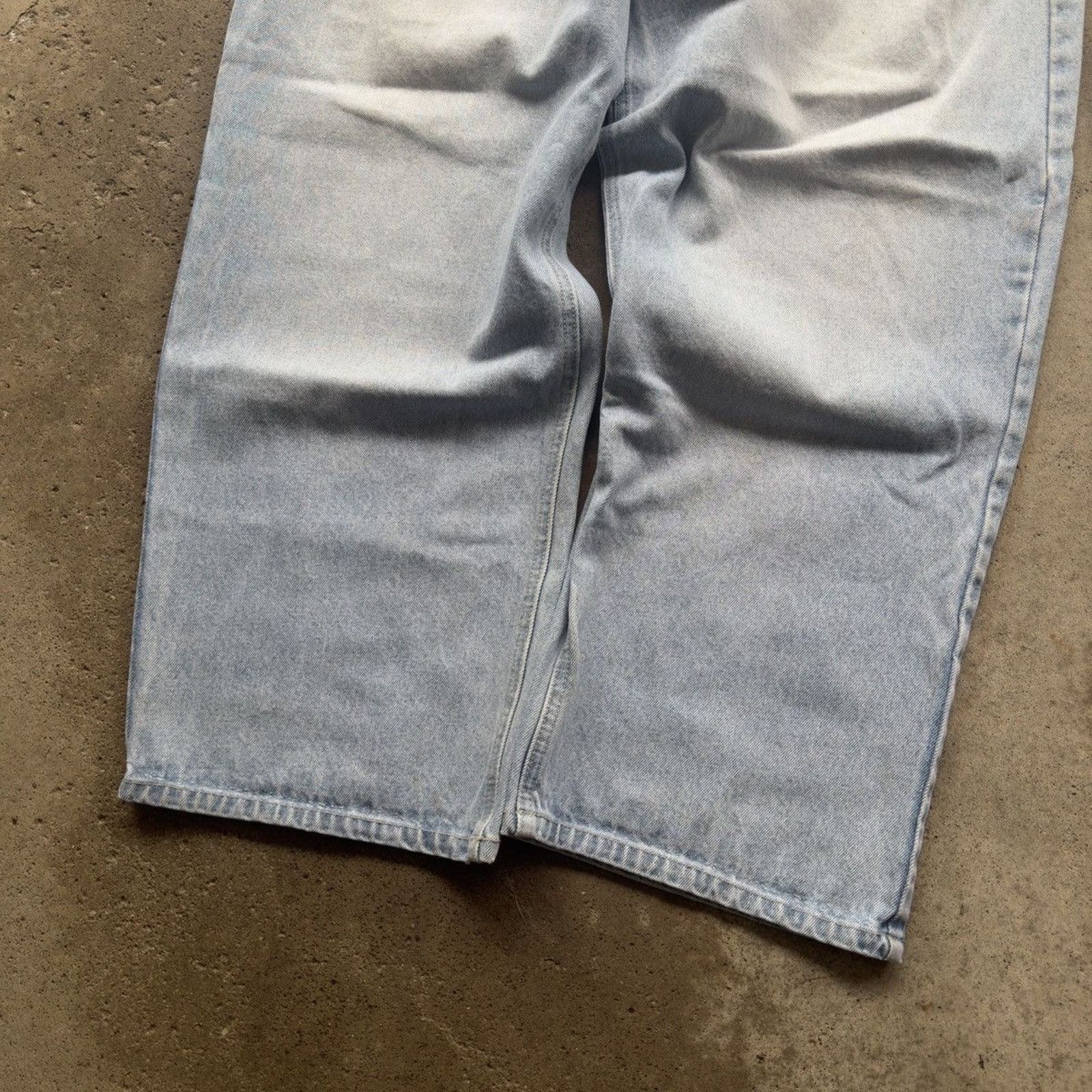 Vintage Y2K Faded Light Baggy Wide Skater Jeans ERD Grunge Chrome Size US 36 / EU 52 - 10 Thumbnail