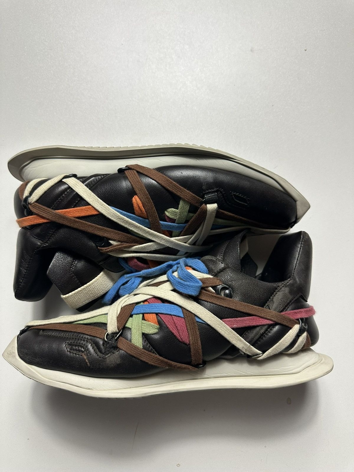 Rick Owens SS20 Rick Owens Tectual Maximal Megalace Runner Size US 7 / IT 37 - 3 Thumbnail
