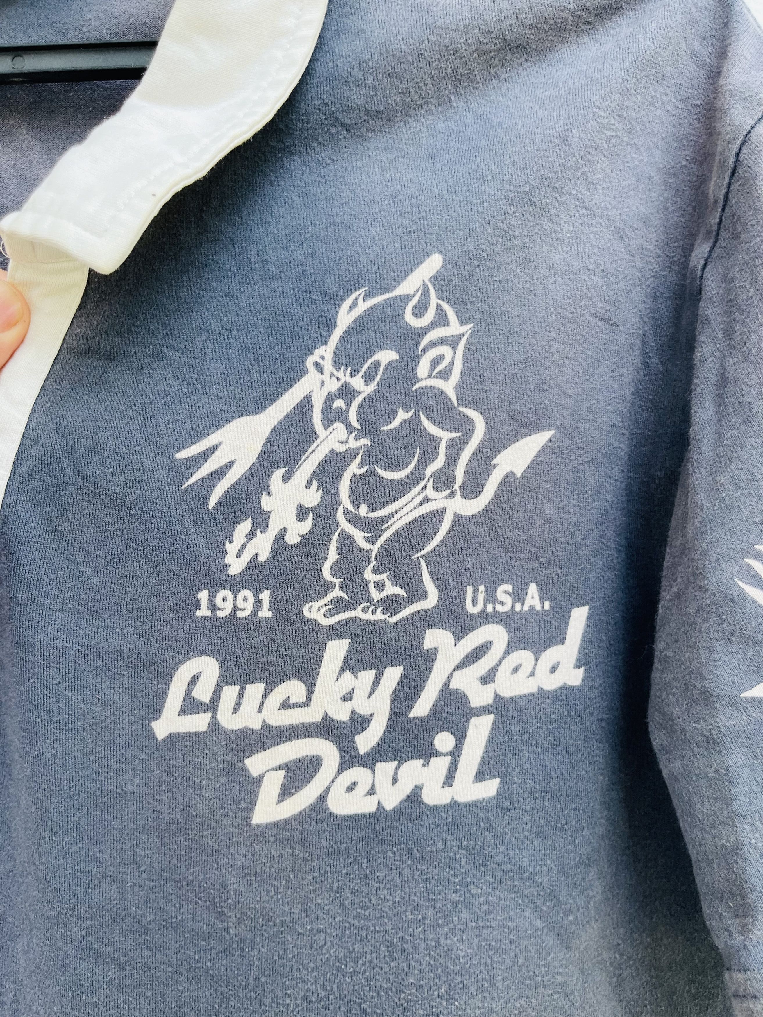 Japanese Brand Vtg Ted Company Lucky Red Devil Streetwear Fashion Style Size US L / EU 52-54 / 3 - 4 Thumbnail