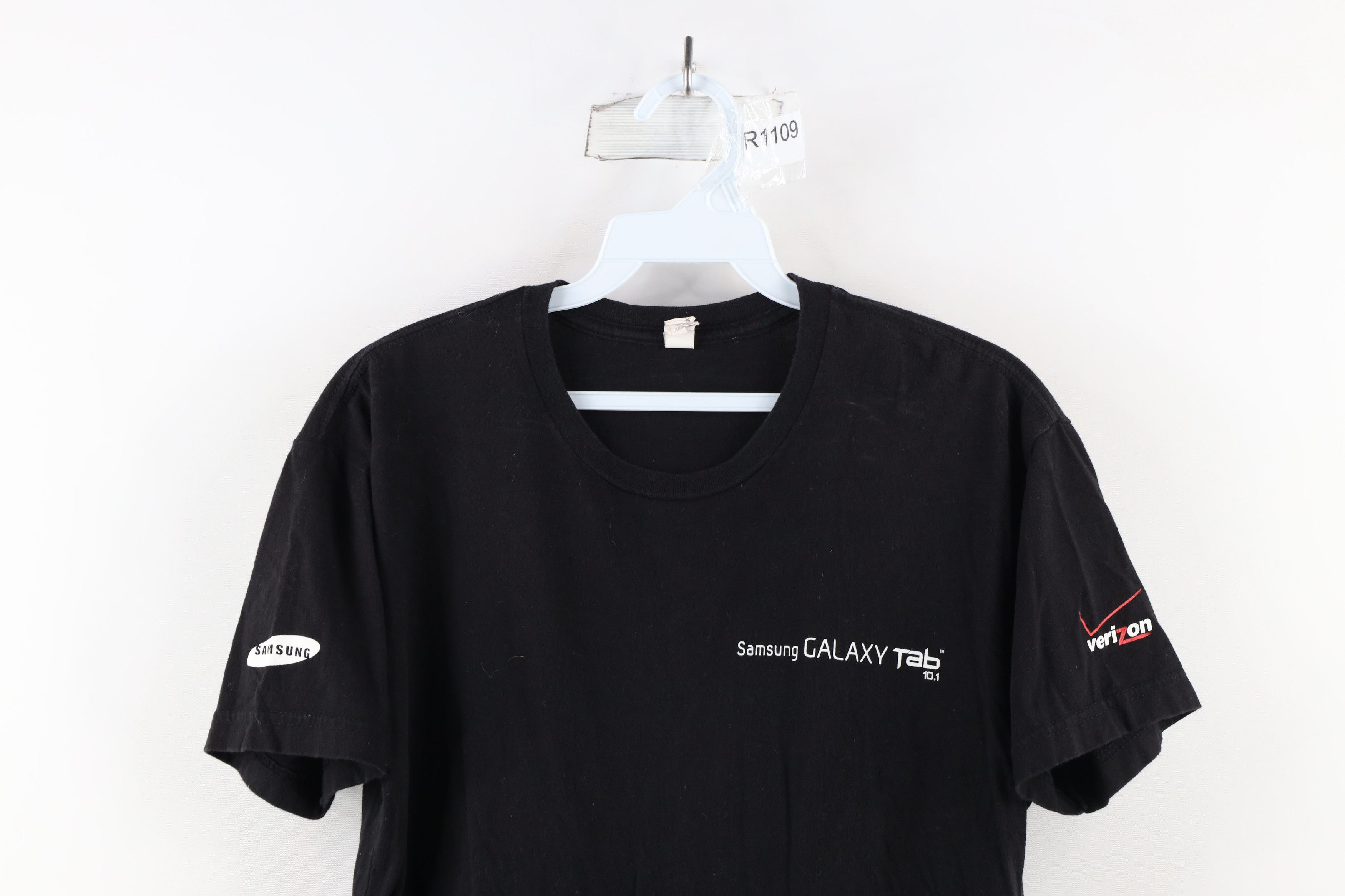Vintage Verizon Samsung Galaxy Tab 10.1 Short Sleeve T-Shirt Black Size US S / EU 44-46 / 1 - 2 Thumbnail