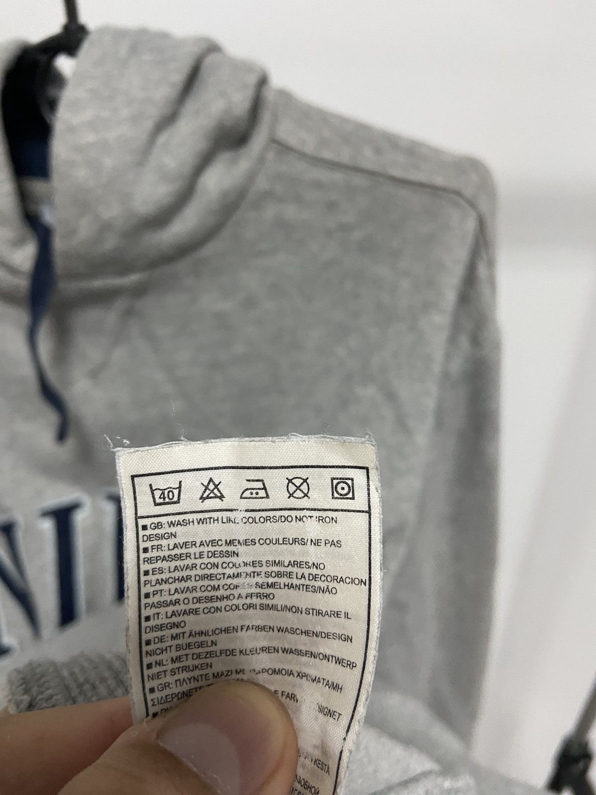 Nike × Vintage Nike Athletic Vintage Hoodie Big Logo Skateboarding Size US L / EU 52-54 / 3 - 9 Thumbnail