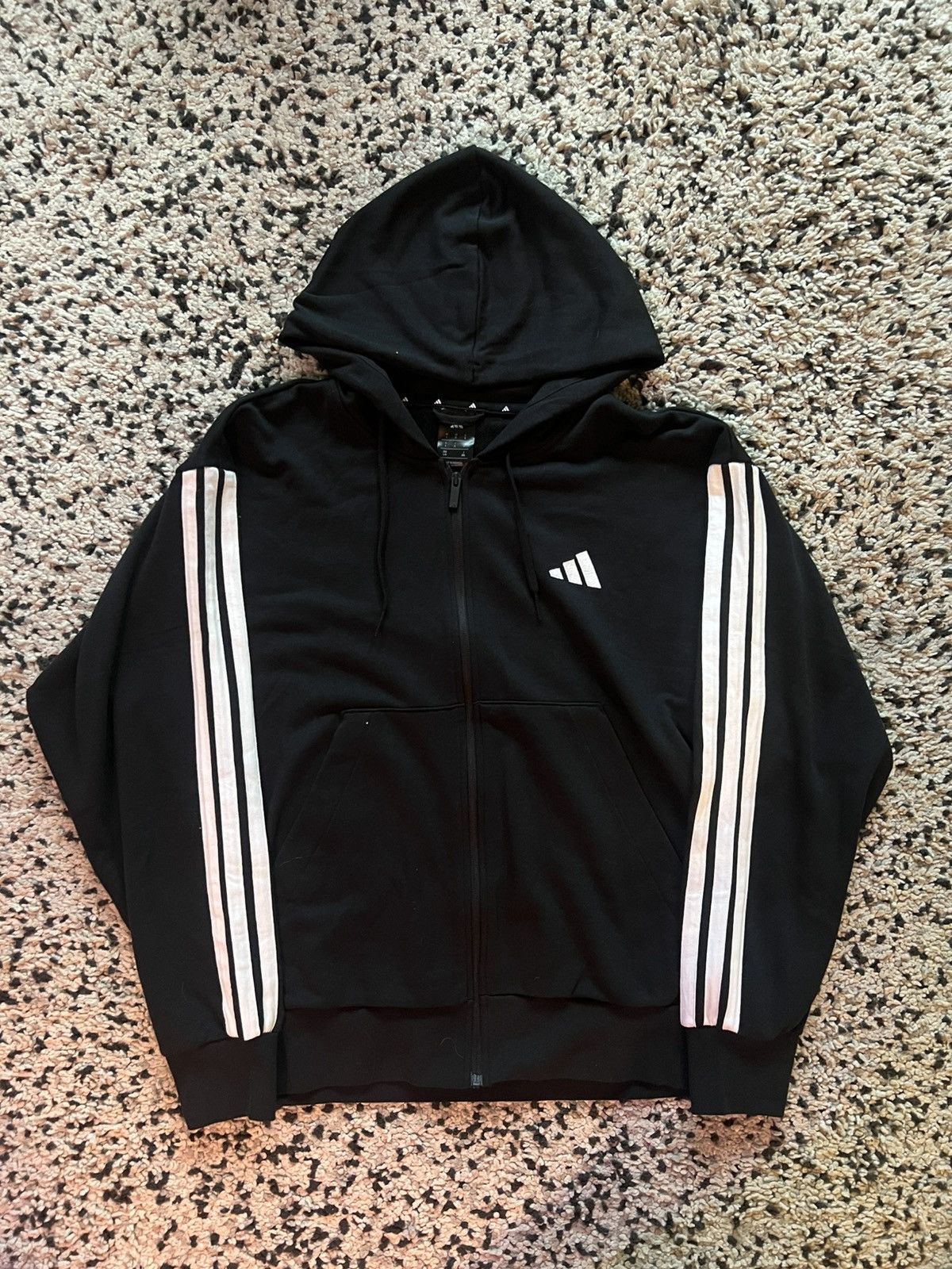 Adidas Adidas black zip up hoodie Size US L / EU 52-54 / 3 - 1 Thumbnail