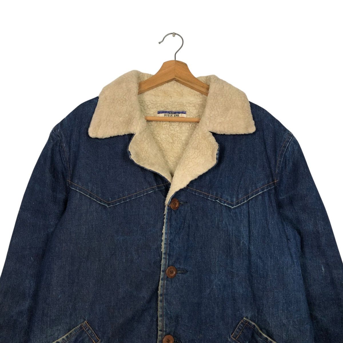 Japanese Brand 🔥VINTAGE CHORE DENIM JACKET BLANKET BIG X ANK ISSEY MIYAKE Size US L / EU 52-54 / 3 - 5 Thumbnail